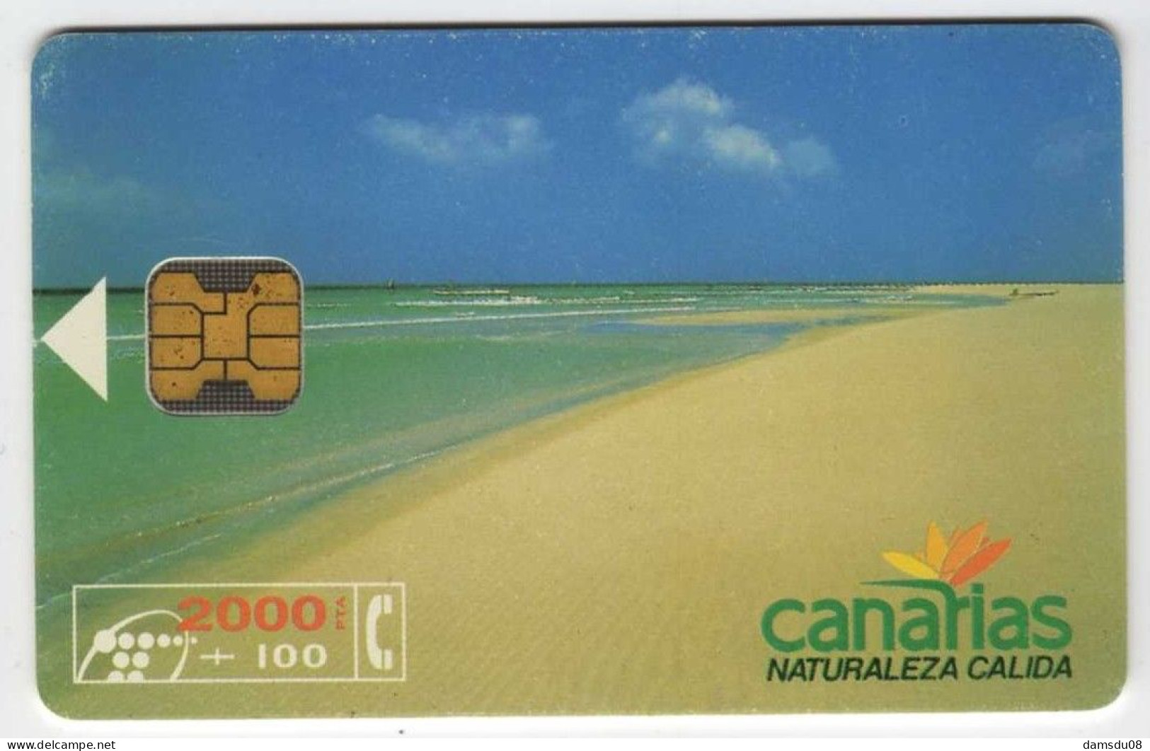 Espagne Canarias 2000 PTA 08/94 150000 Exemplaires Vide - Emissioni Di Base