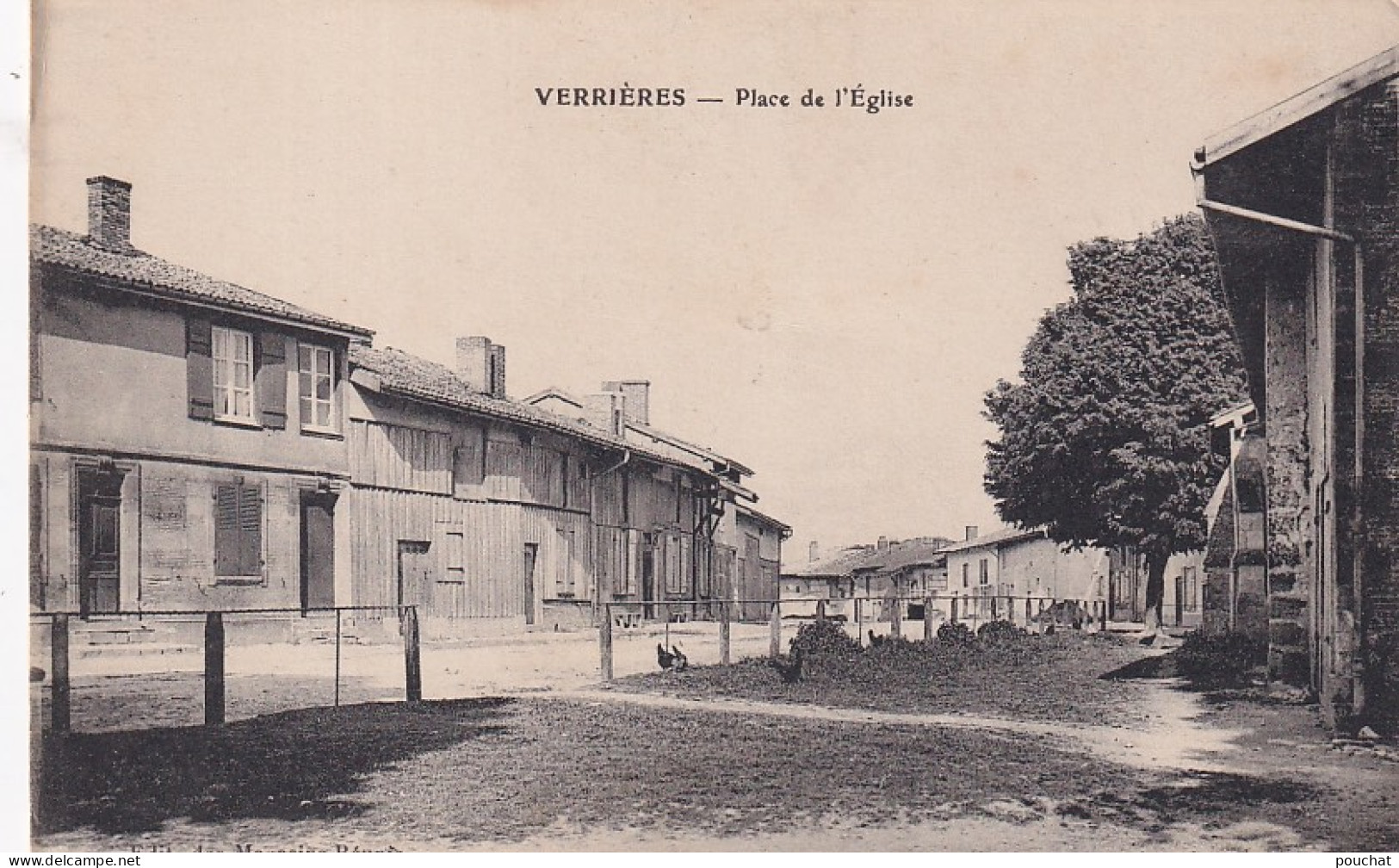 VE Nw-(51) VERRIERES - PLACE DE L'EGLISE - Sonstige & Ohne Zuordnung