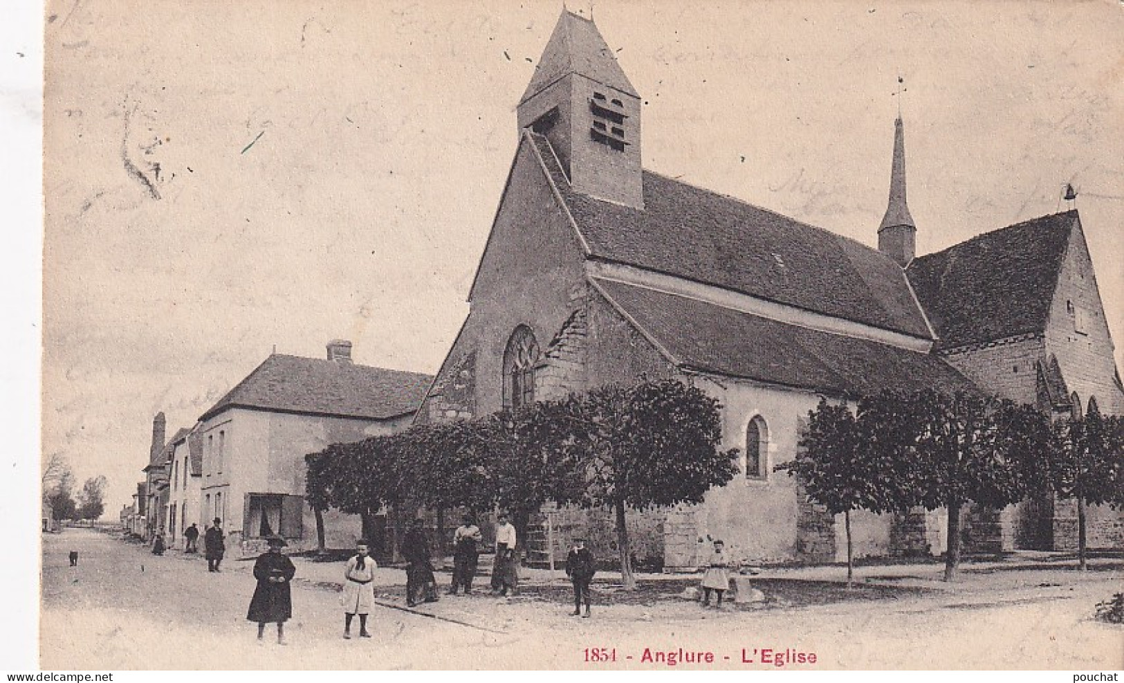 VE Nw-(51) ANGLURE - L'EGLISE - ANIMATION - Anglure