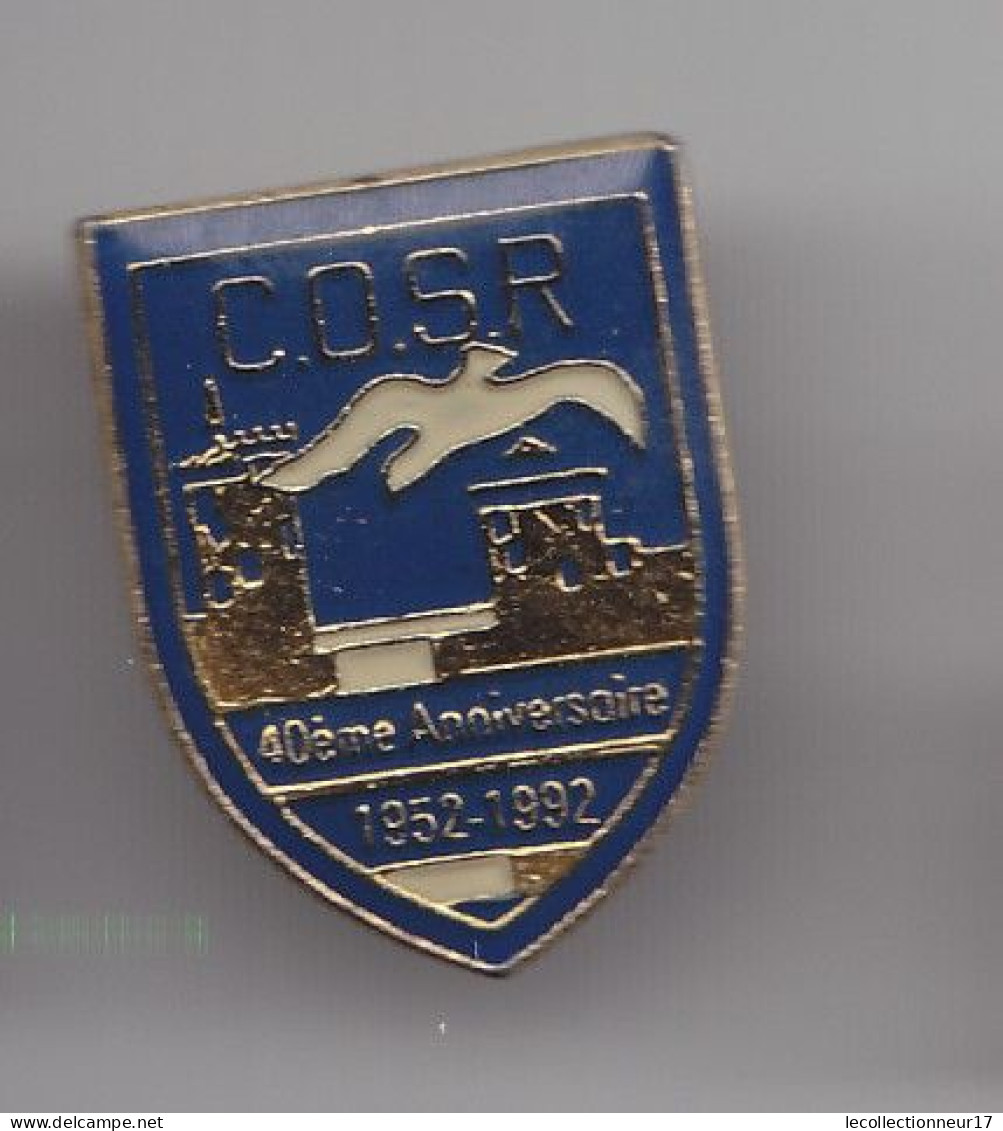 Pin's COSR Club Omnisports Rochelais La Rochelle 40 ème Anniversaire 1952  - 1992 En Charente Maritime Dpt 17  Réf 4215 - Cities