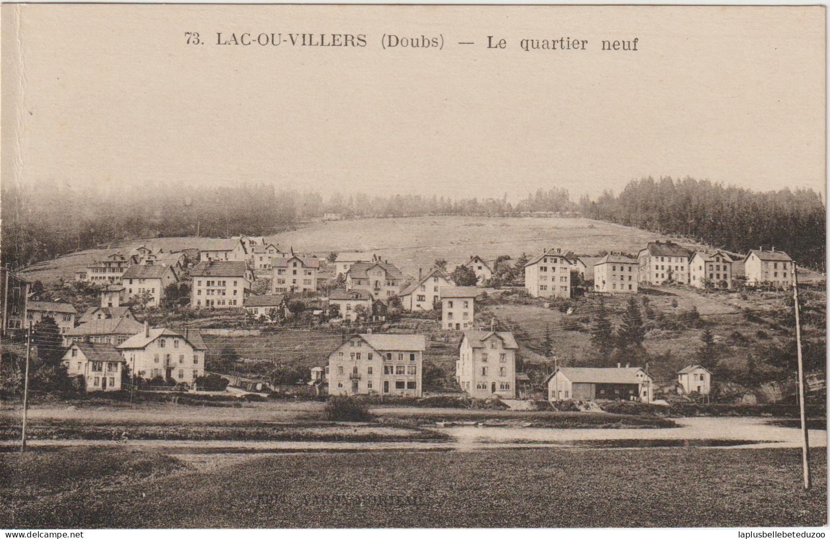 CPA - 25 - LAC OU VILLERS - Le Quartier Neuf - Vers 1920 - Autres & Non Classés