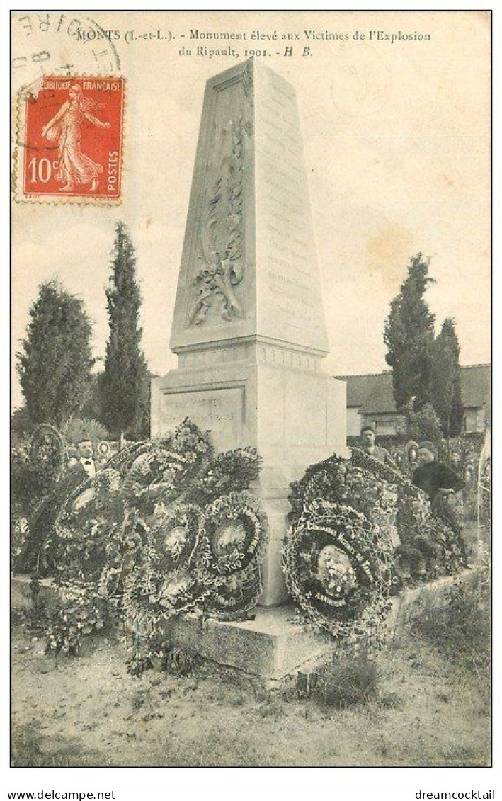 37 MONTS. Monument Explosion Du Ripault 1914 Animation - Other & Unclassified