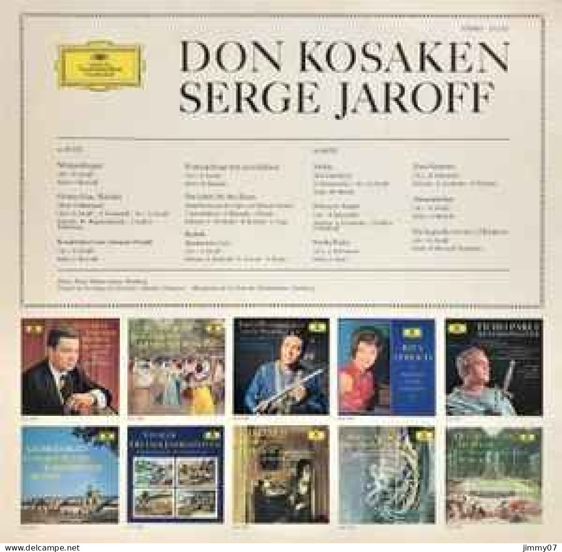 Don Kosaken Chor Serge Jaroff - Don Kosaken Serge Jaroff (LP, Album) - Clásica