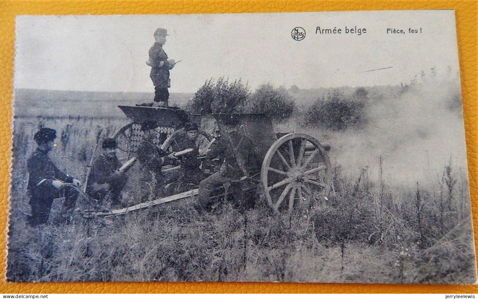 MILITARIA - ARMEE BELGE - BELGISCH LEGER -  Pièce , Feu ! - Manöver