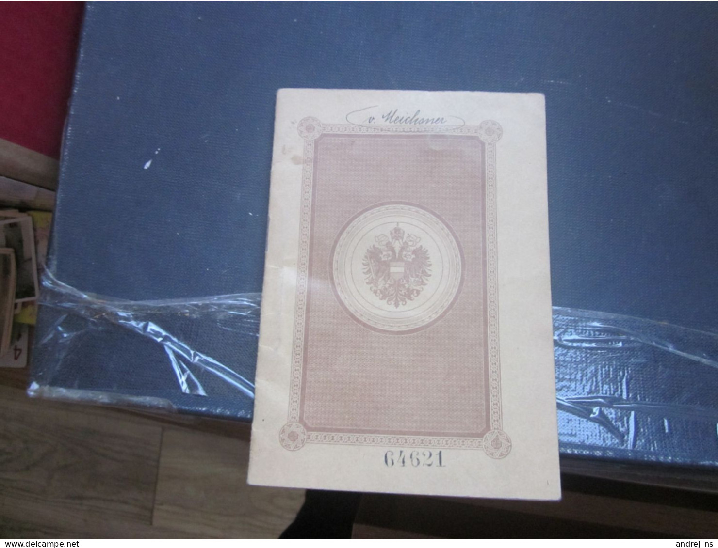 Austria Hungary Passport  Majestat Karl Wien 1917 Geburtsort Spalato Split NELLA MEICHSNER VON Meichsenau RRR EXTRA - Documentos Históricos
