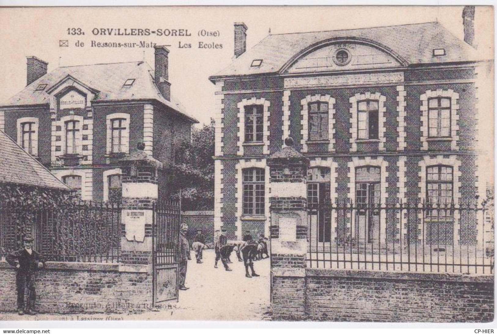 60 - OISE - ORVILLERS - SOREL - LES ECOLES - ECOLE - Other & Unclassified