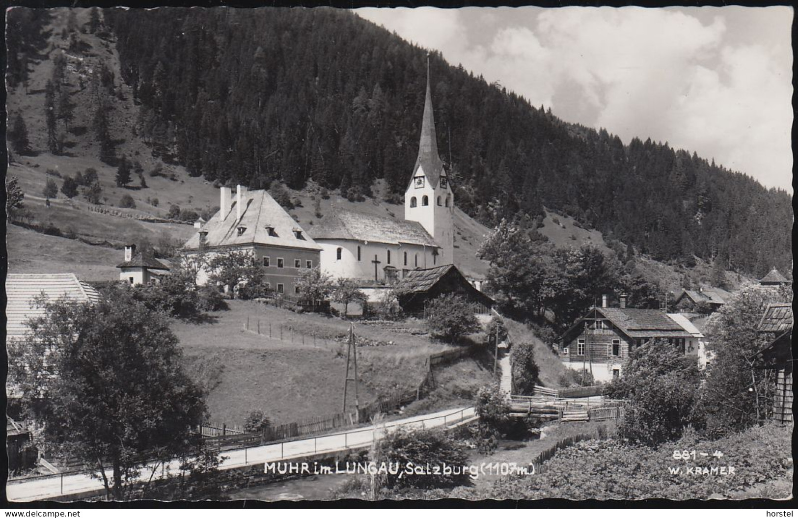 Austria - 5583 Muhr Im Lungau (Salzburg) - Alte Ortsansicht Mit Kirche - Church  - Nice Stamp - Tamsweg