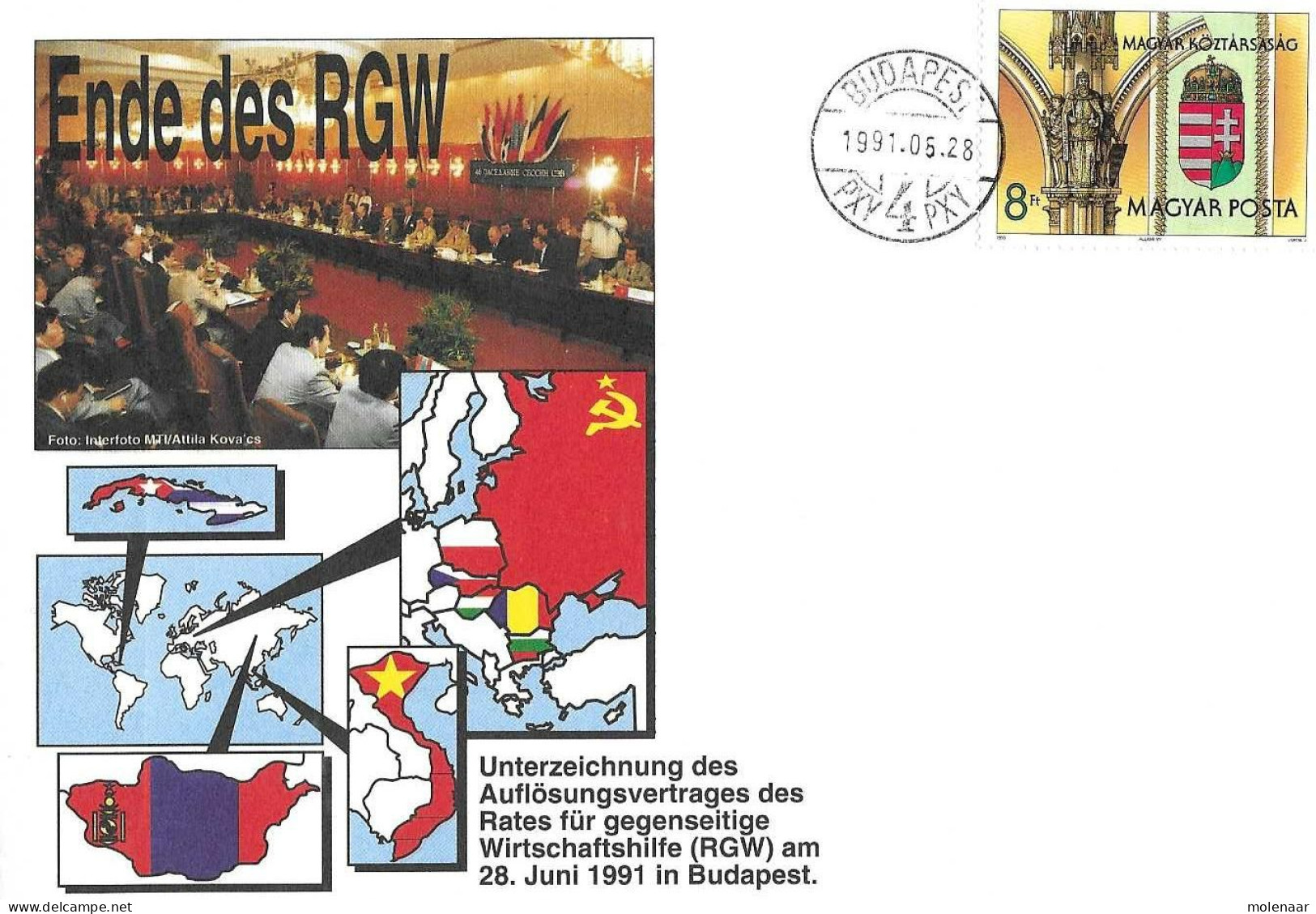 Postzegels > Europa > Hongarije > 1991-00 > Brief Met No. 4122 (17040) - Cartas & Documentos