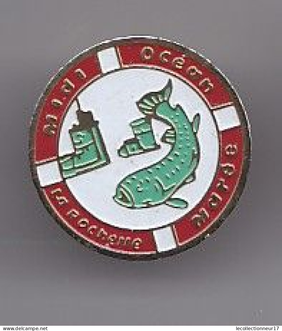 Pin's Midi Océan Marée  La Rochelle En Charente Maritime Dpt 17  Poisson Réf 1930 - Città