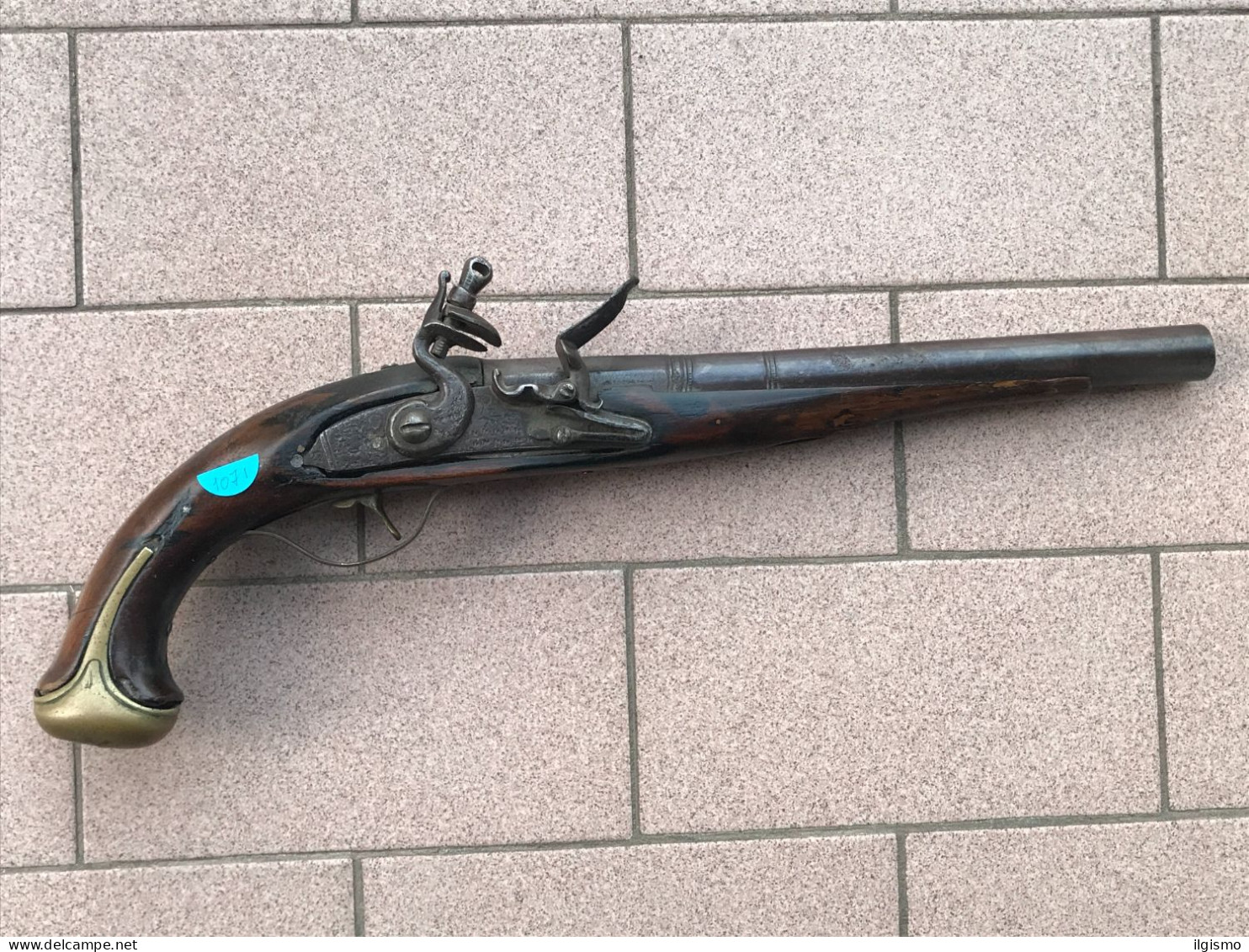 Ancienne Pistolet A Silex (1071 A) - Armas De Colección
