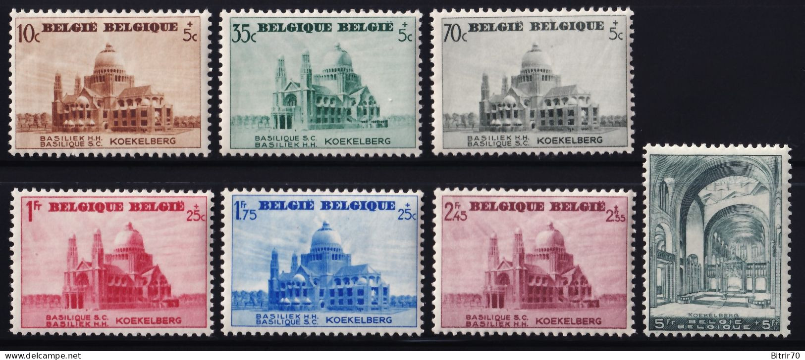 Belgica, 1938 Y&T. 471 / 477, MNH. - Unused Stamps