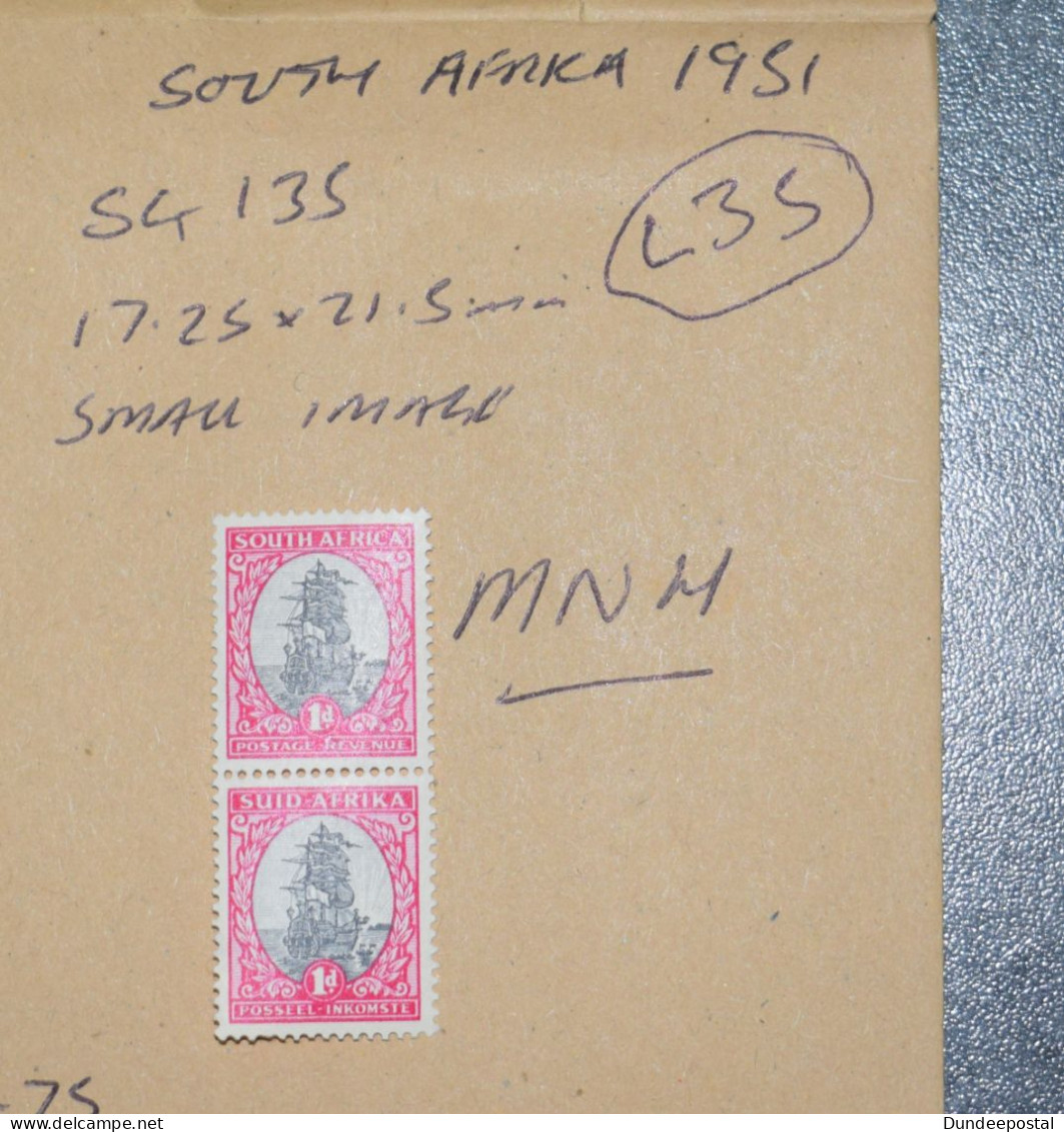 SOUTH AFRICA  STAMPS Drommedaris Ship 1d  1951  L35  ~~L@@K~~ - Gebraucht