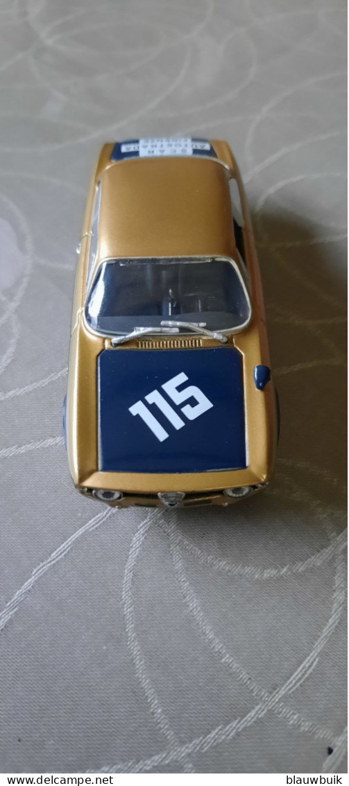 Metro Alfa Romeo Giulia Sprint GTA 1600 Monza 1967 1/43 + Vitrine - Otros & Sin Clasificación