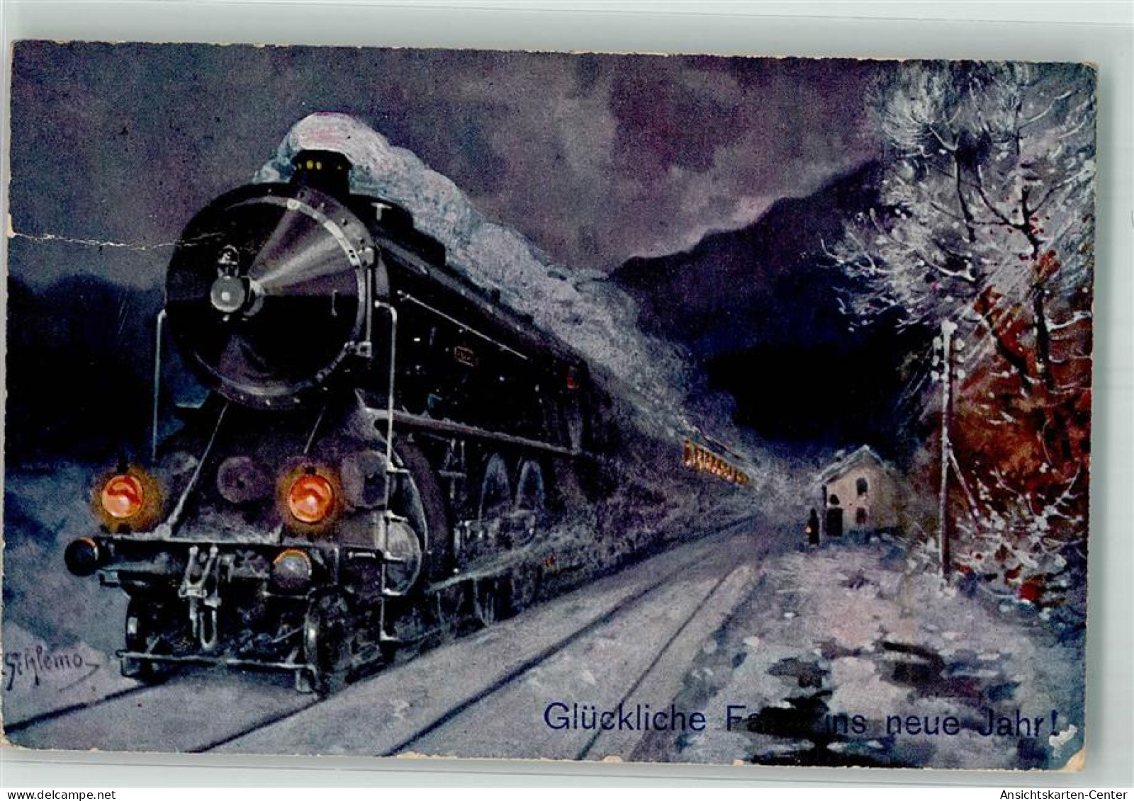 39783106 - Sign. Schlemo Glueckwunsch Eisenbahn ASM Mo. 903 - Año Nuevo