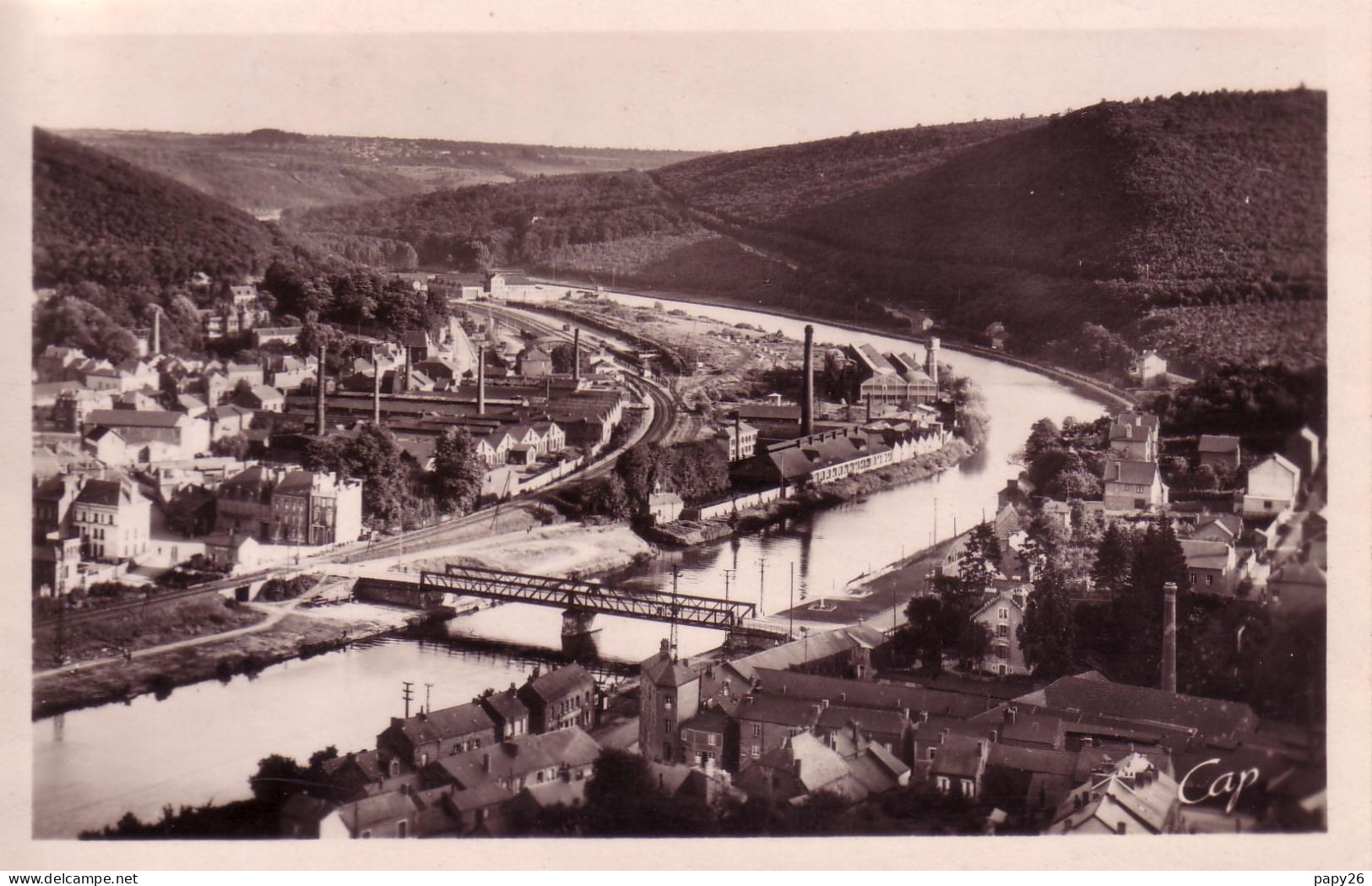 Cpsm  Nouzonville  La Meuse Et Les Usines - Sonstige & Ohne Zuordnung