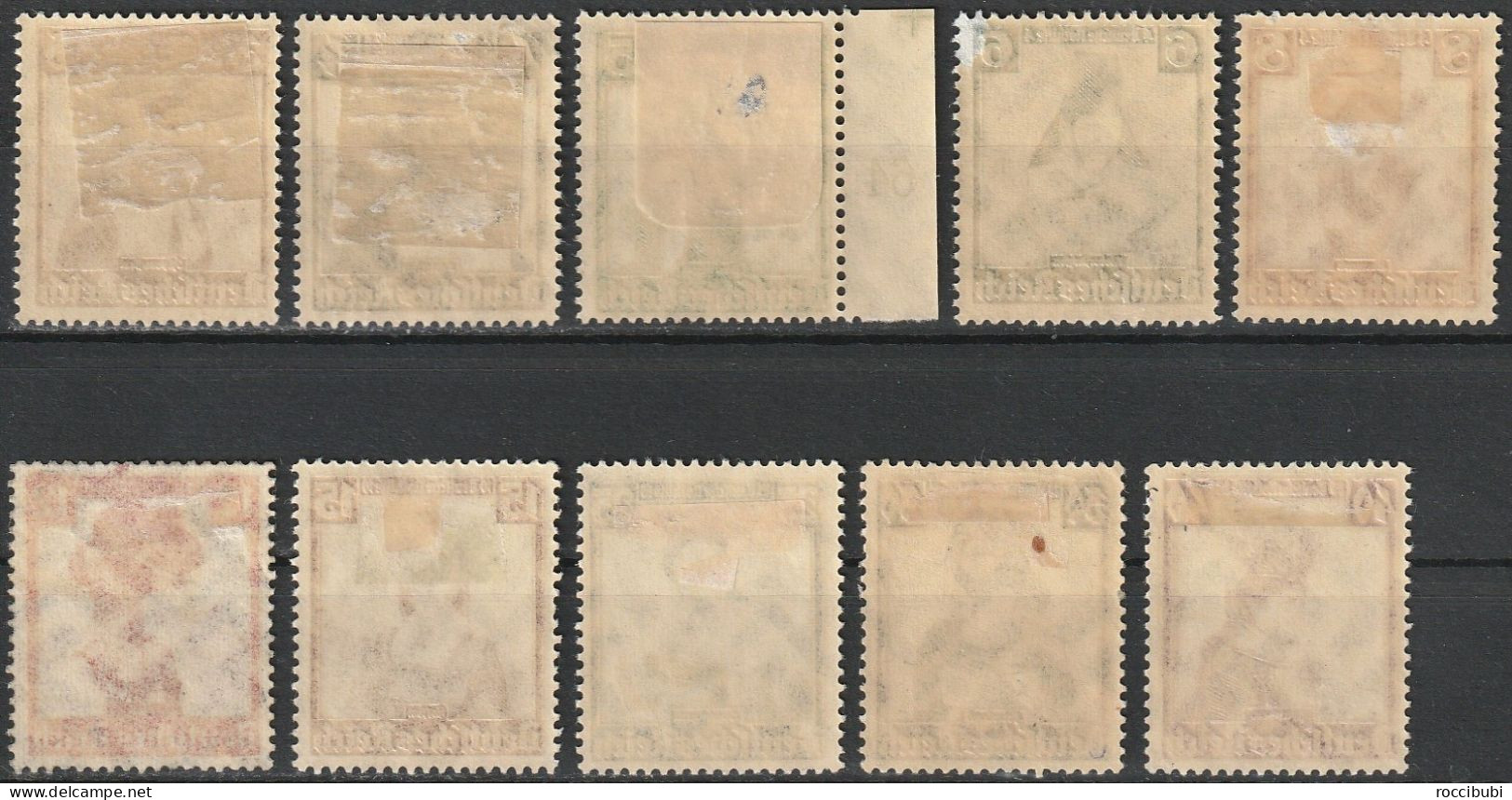 1935 // 588/597 * - Unused Stamps