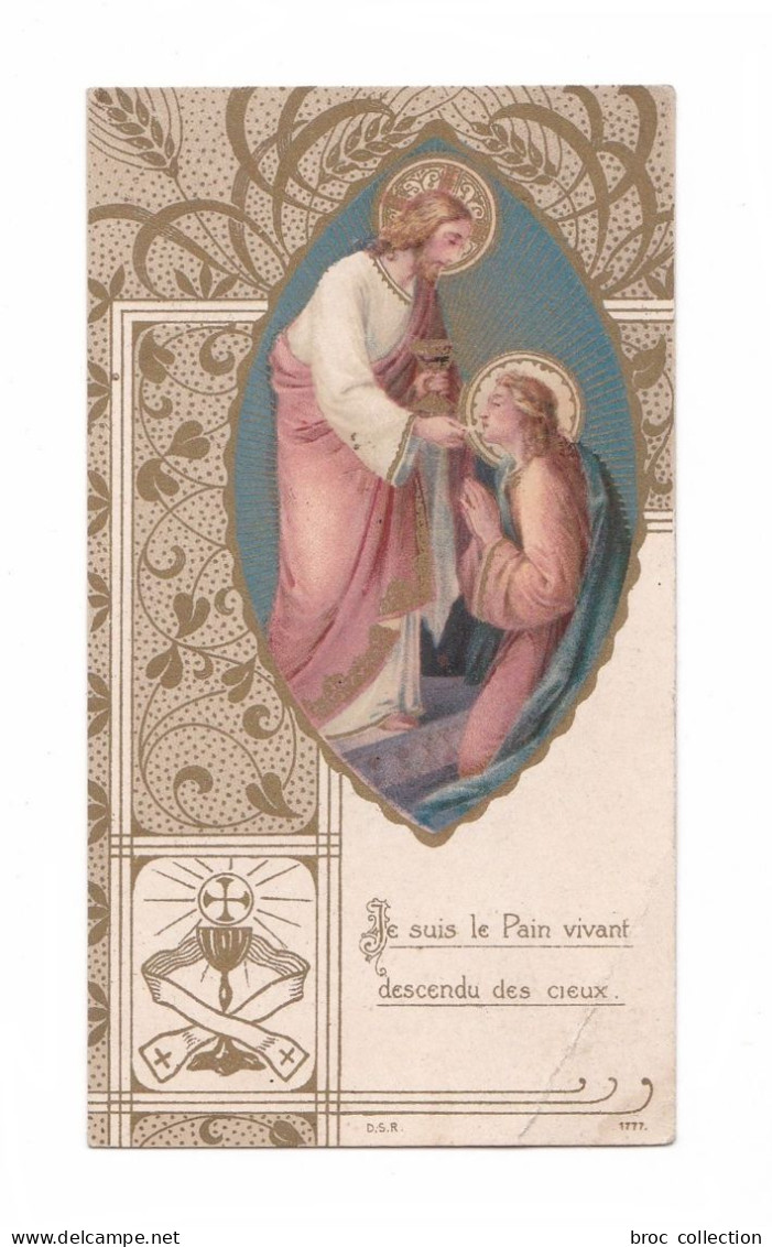 Orléans, 1re Communion De Charlotte Lecocq, 1910, église Saint-Paterne, éd. D.S.R. N° 1777 - Devotion Images