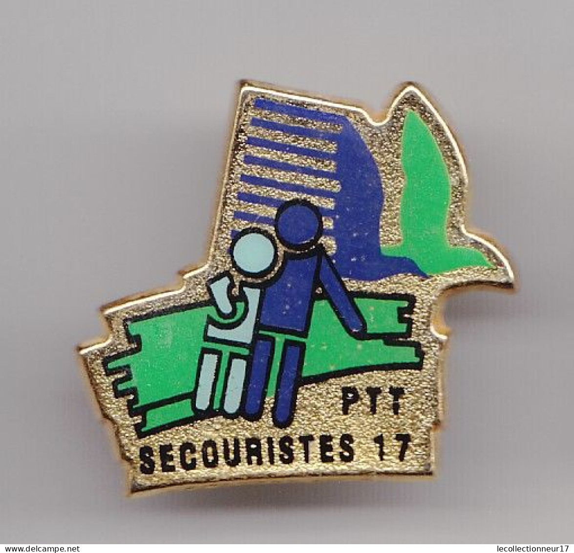 Pin's PTT Secouristes 17 En Charente Maritime Dpt 17  Réf  6916 - Städte