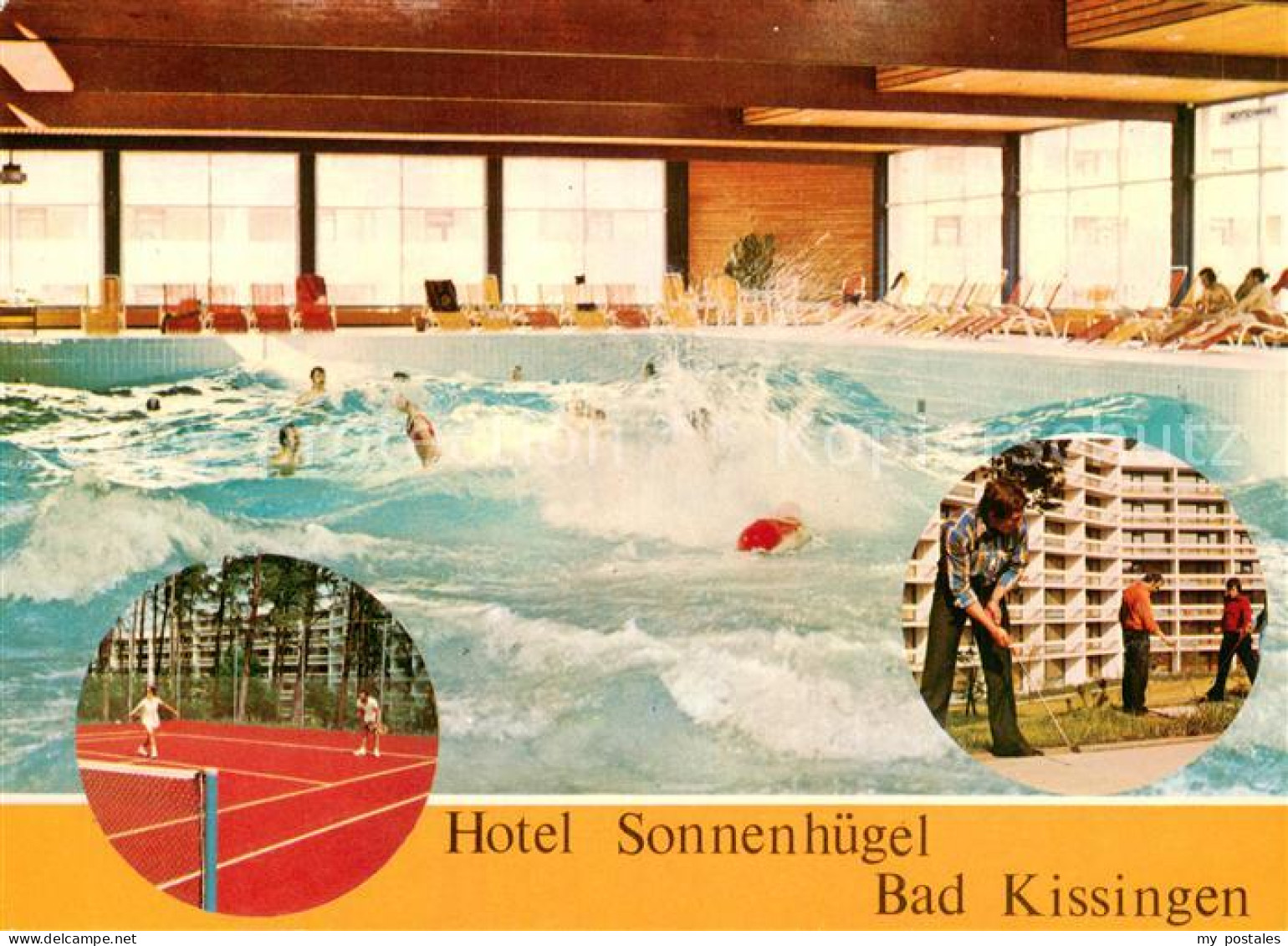 73722004 Bad Kissingen Hotel Sonnenhuegel Wellenbad Tennisplatz Minigolf Bad Kis - Bad Kissingen