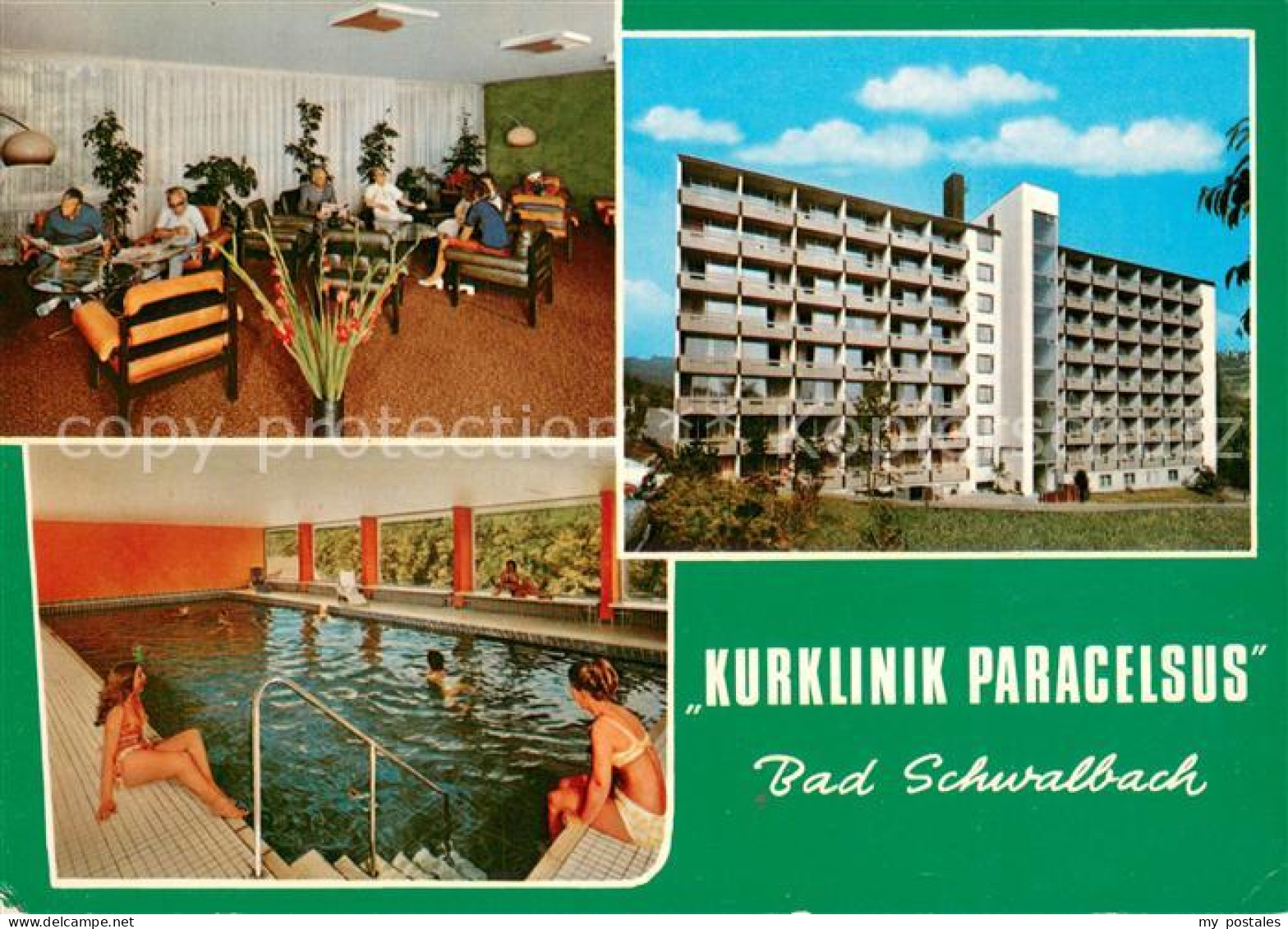 73721984 Bad Schwalbach Kurklinik Paracelsus Aufenthaltsraum Hallenbad Bad Schwa - Bad Schwalbach