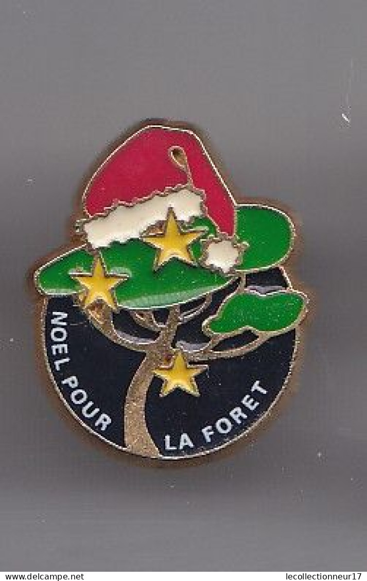 Pin's Noël Pour La Forêt Arbre Réf 6047 - Autres & Non Classés