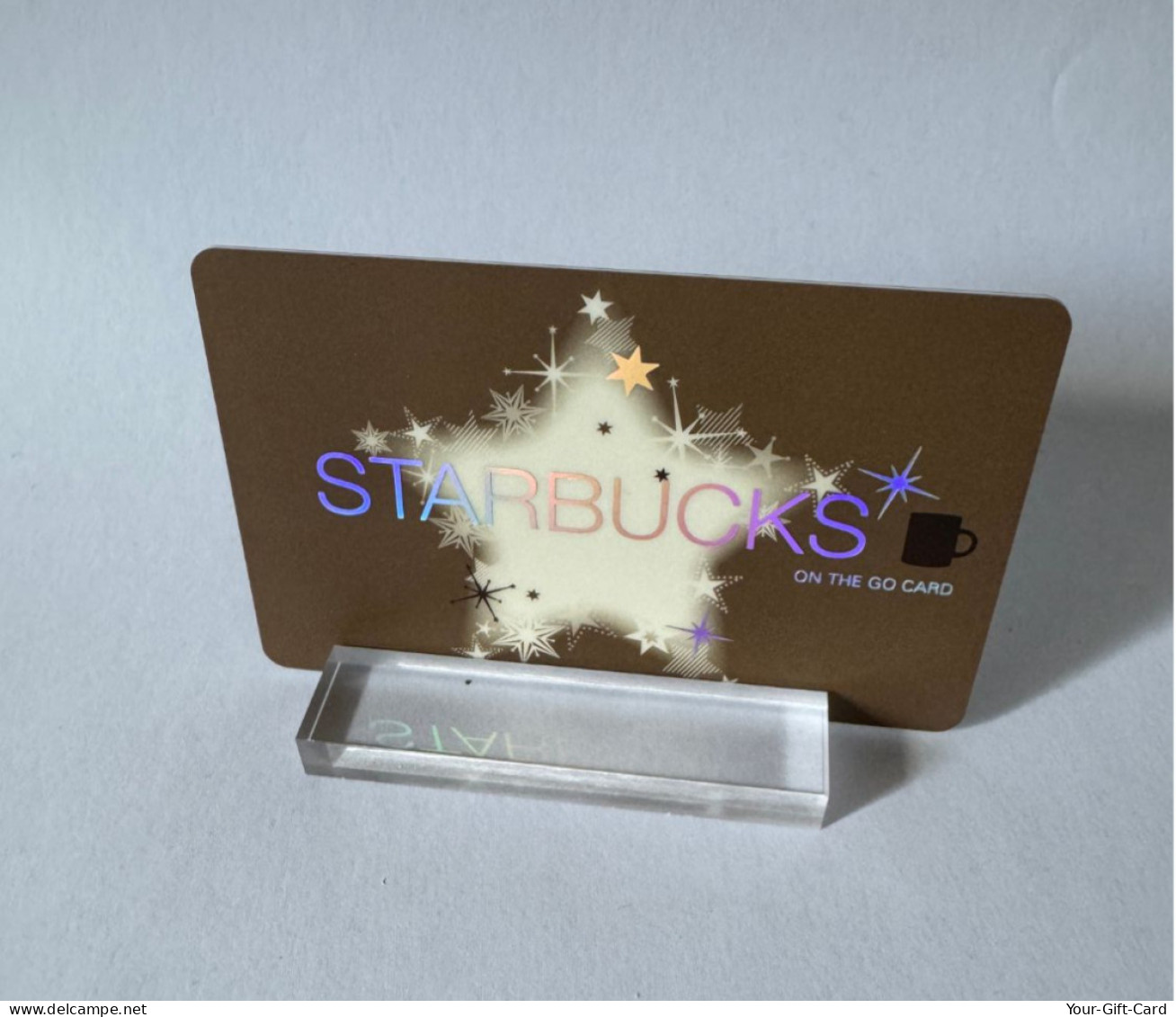 Starbucks Card Taiwan On The Go Card 2011 Star - Cartes Cadeaux