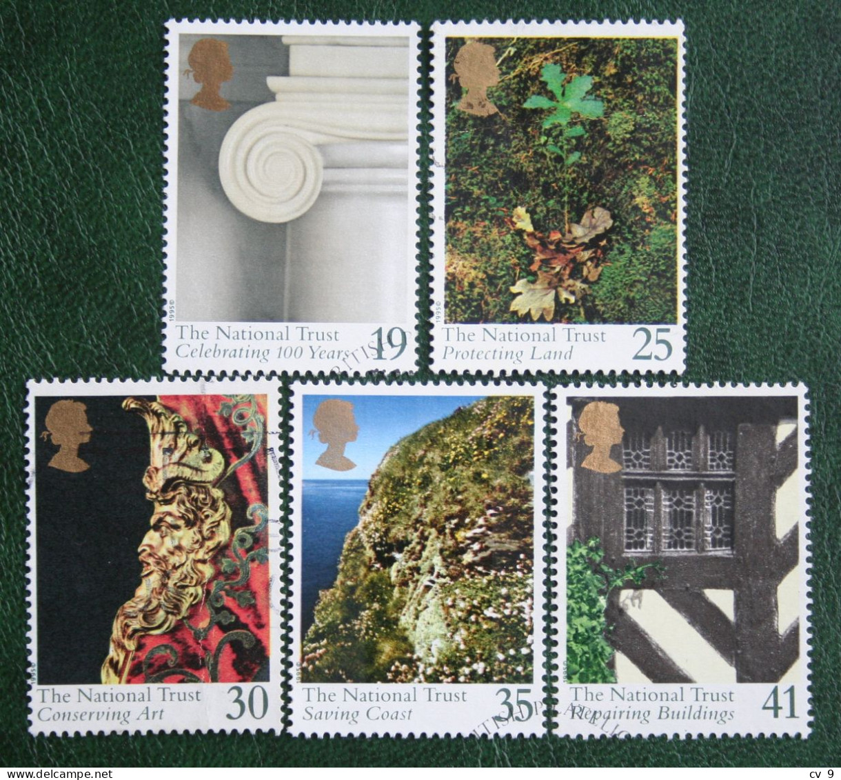 100 Years National Trust (Mi 1564-1568) 1995 Used Gebruikt Oblitere ENGLAND GRANDE-BRETAGNE GB GREAT BRITAIN - Used Stamps