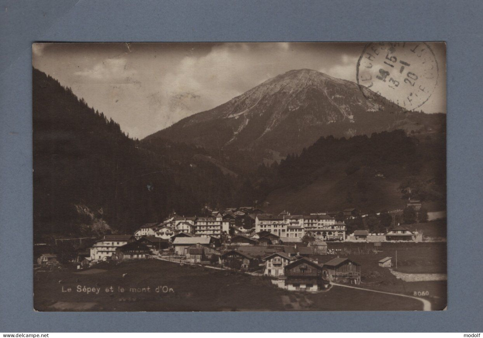CPA - Suisse - Le Sépey Et Le Mont D'Or - Circulée En 1920 - Ormont-Dessous