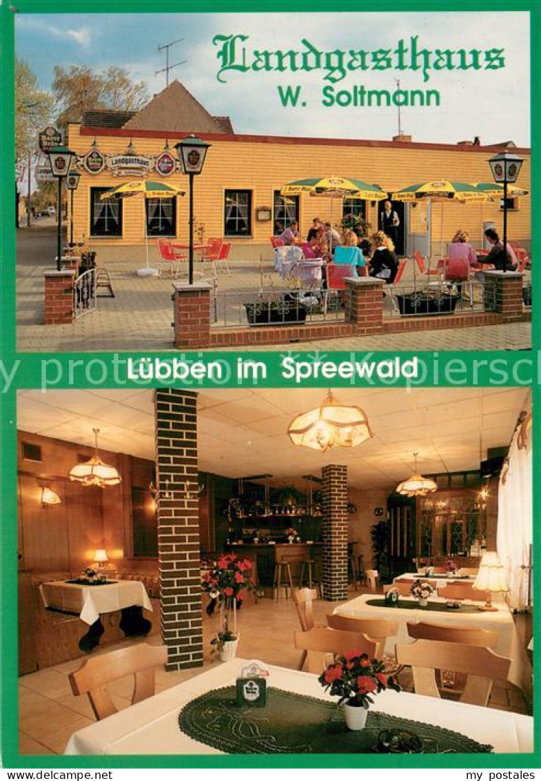 73708031 Luebbenau Spreewald Landgasthaus Soltmann Restaurant Terrasse Luebbenau - Other & Unclassified