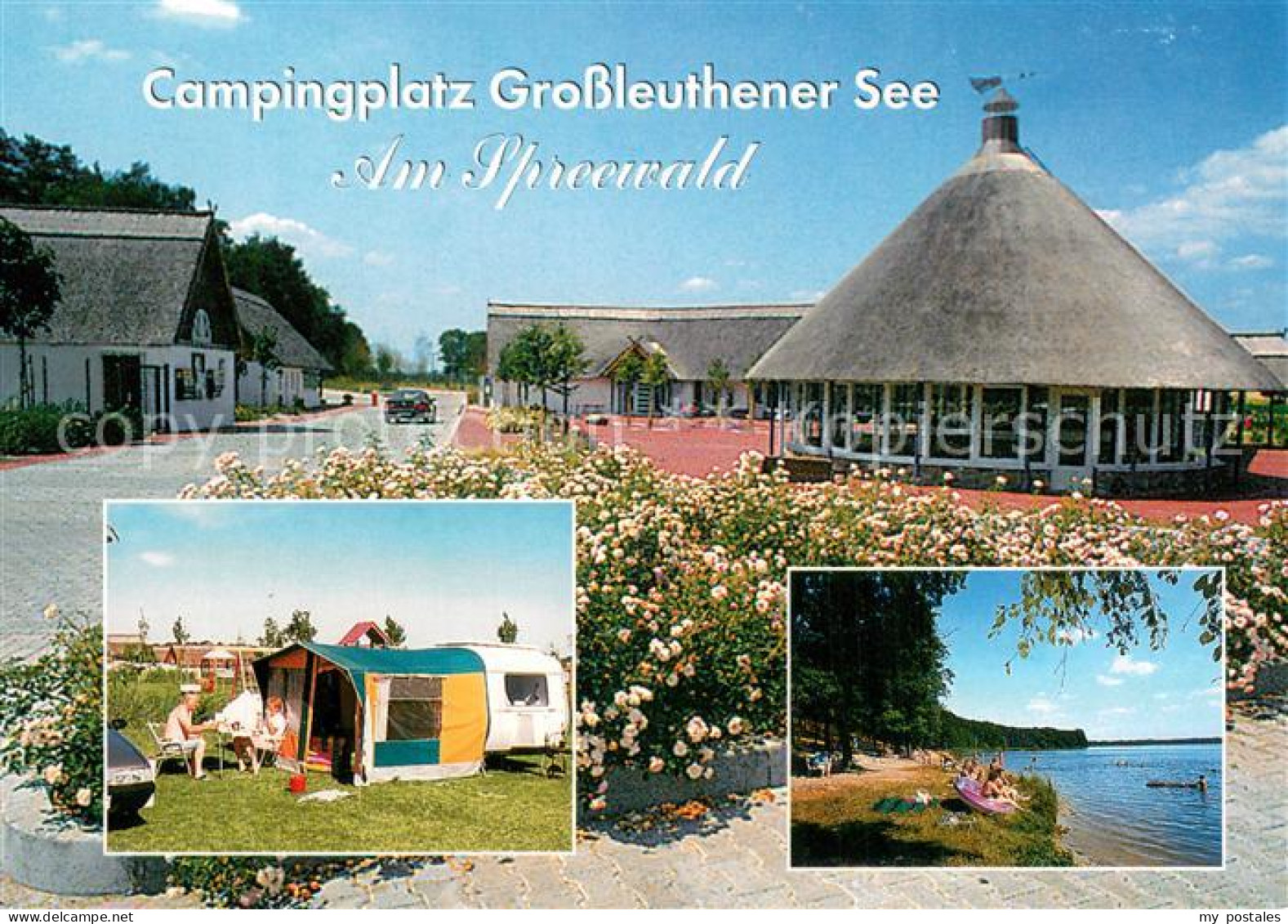 73708028 Gross Leuthen Campingplatz Grossleuthener See Am Spreewald Uferpartie A - Gross Leuthen