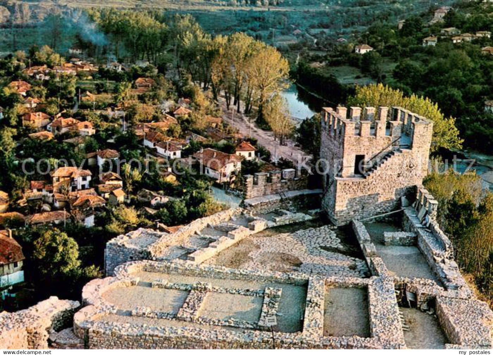 73707972 Veliko Tarnowo La Tour De Baudouin Vue Aerienne Veliko Tarnowo - Bulgarie