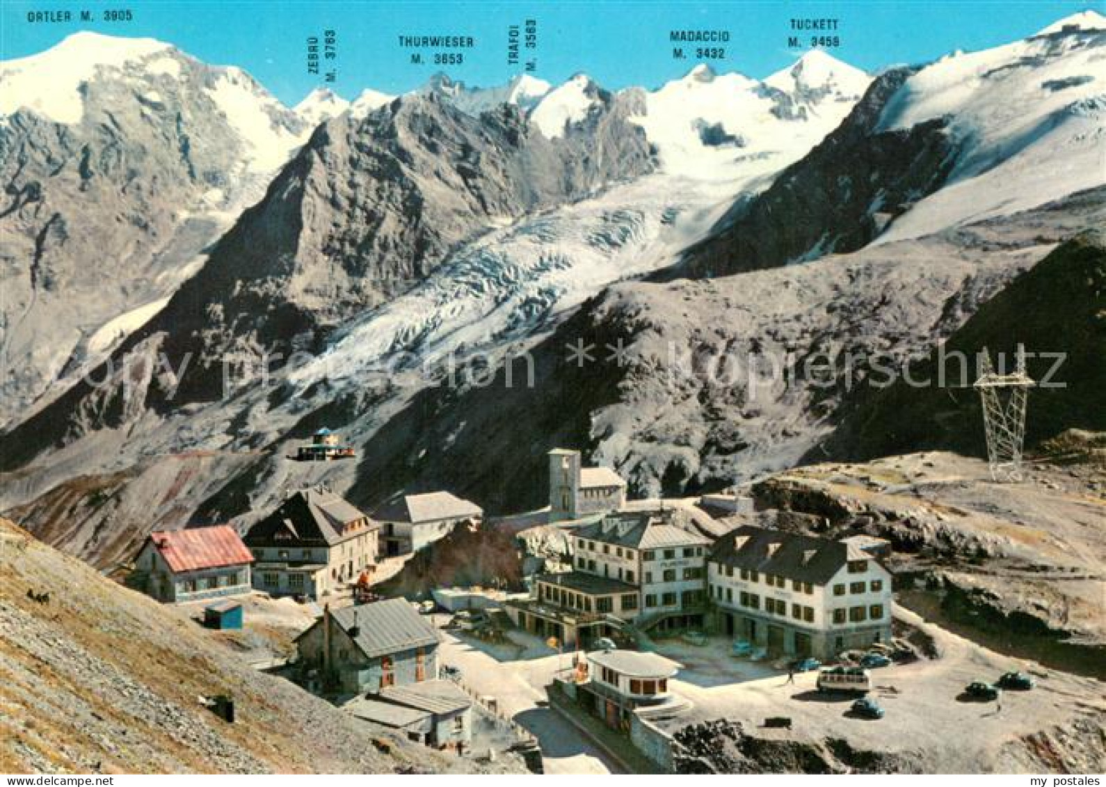 73707965 Stilfserjoch Passo Dello Stelvio Fliegeraufnahme  - Sonstige & Ohne Zuordnung