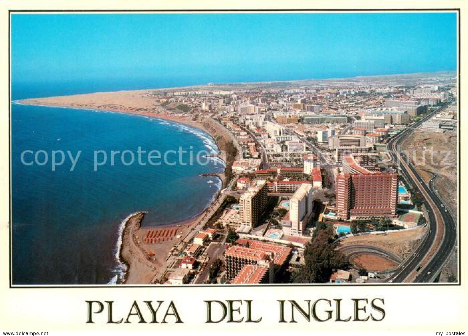 73707951 Playa Del Ingles Vista Aerea Playa Del Ingles - Autres & Non Classés