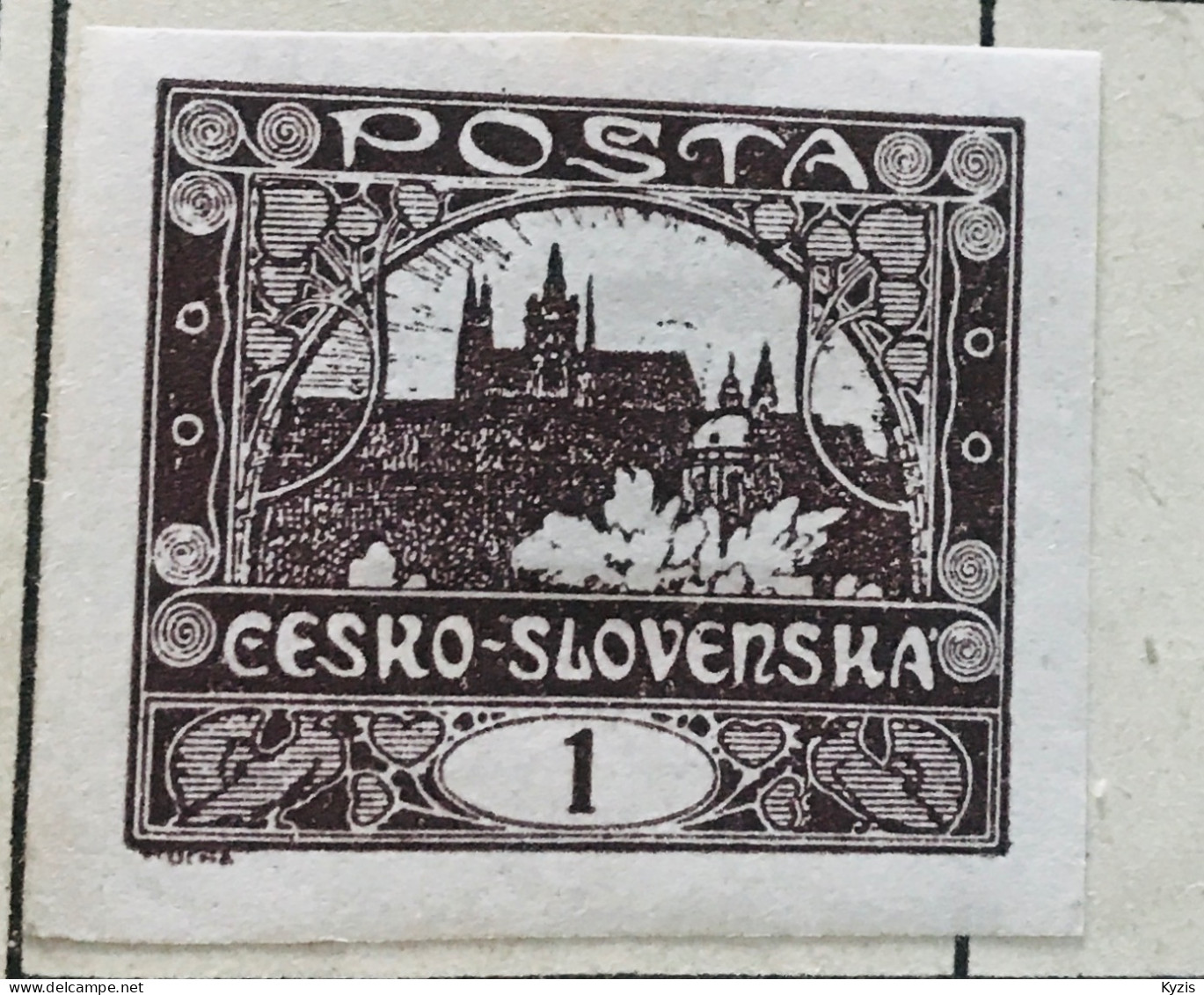 TCHÉCOSLOVAQUIE - 1919 - Château De Hradcany - NEUF - Unused Stamps