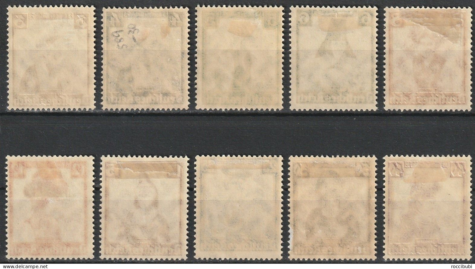 1935 // 588/597 * - Unused Stamps