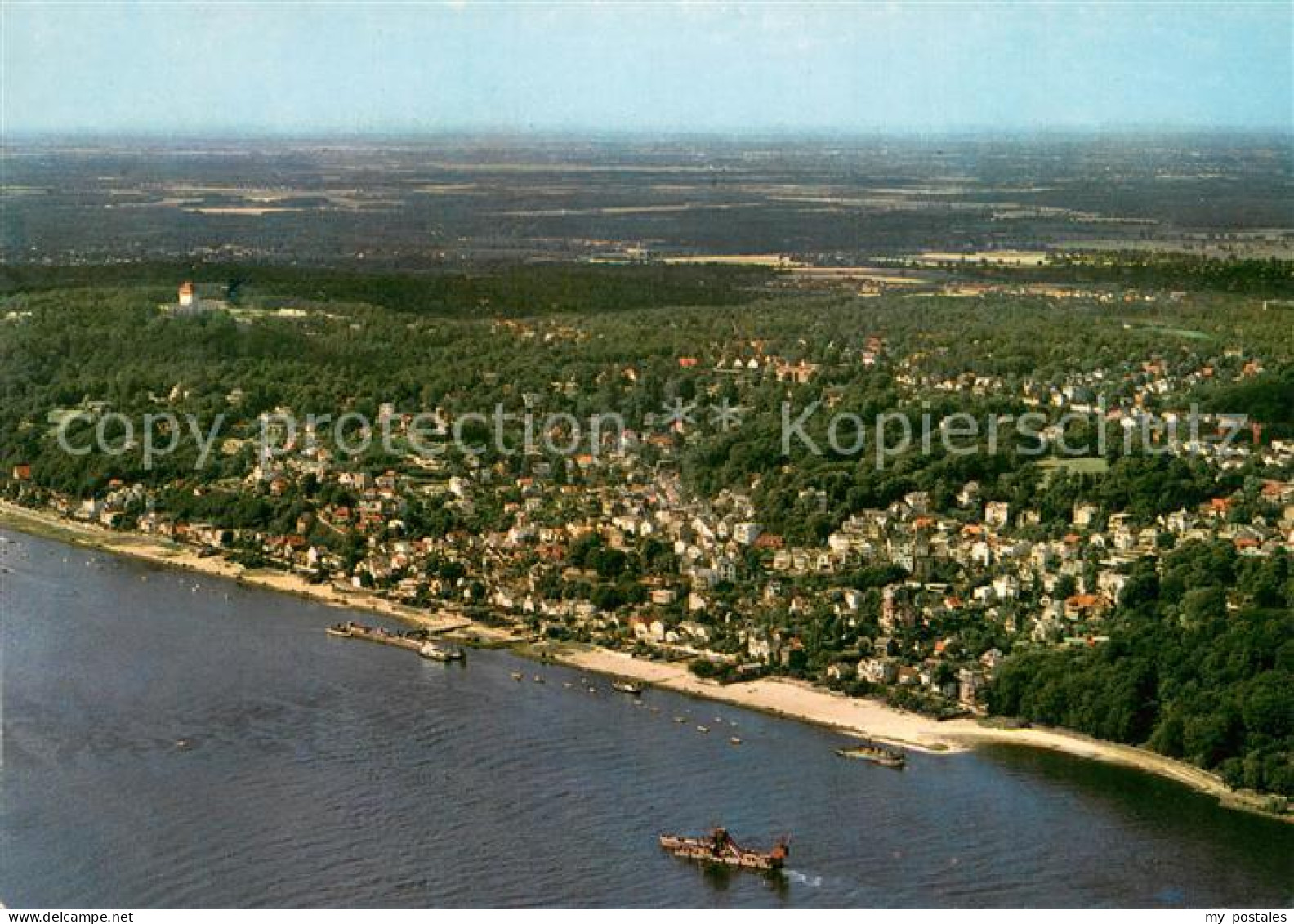 73707788 Blankenese Hamburg Fliegeraufnahme  - Sonstige & Ohne Zuordnung