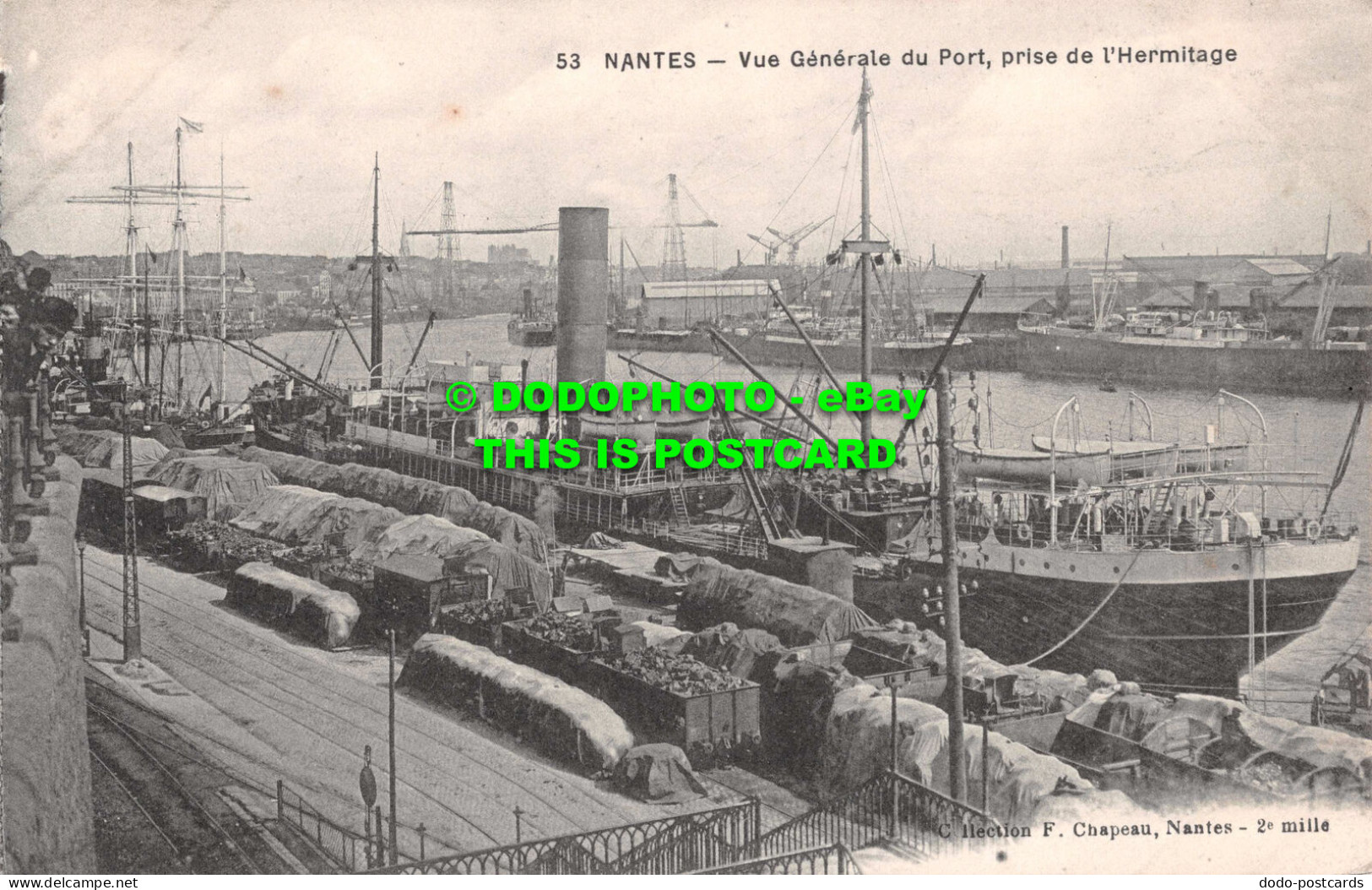 R551467 Nantes. Vue Generale Du Port Prise De L Hermitage. F. Chapeau - Mundo