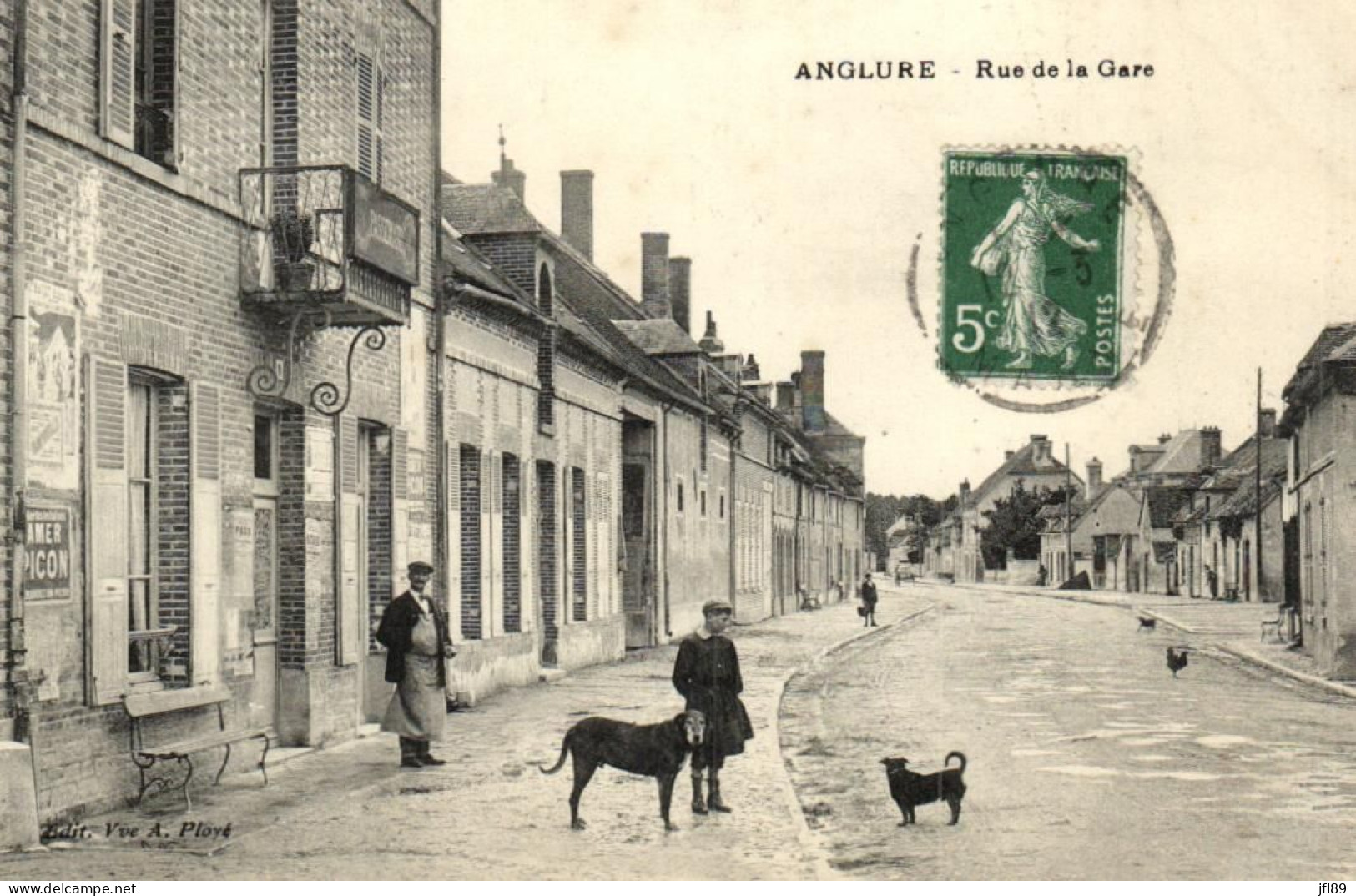 France > [51] Marne > Anglure - Rue De La Gare - 7309 - Anglure