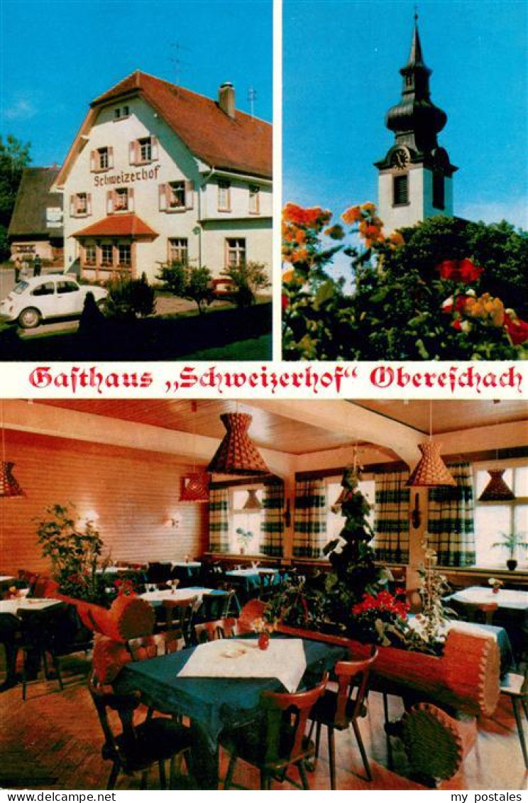 73707681 Obereschach Villingen-Schwenningen Gasthaus Schweizerhof Gaststube Kirc - Villingen - Schwenningen