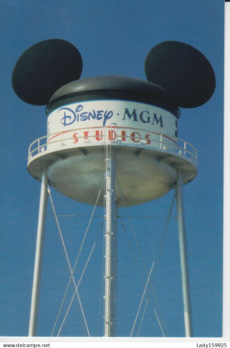 Earffel Tower Disney M.G.M. Studio  Chateau  D'eau Avec Ses Oreilles.   CM 2 Scans - Disneyworld