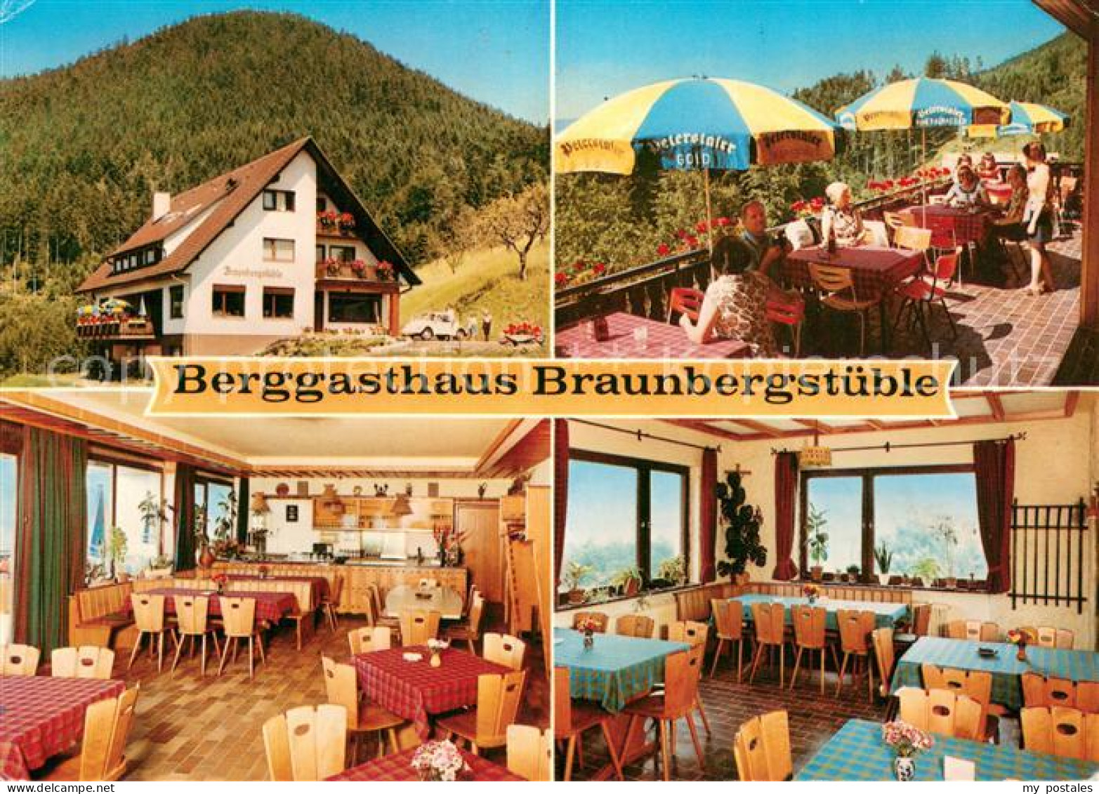 73707638 Loecherberg Ibach Berggasthaus Braunbergstueble Gastraeume Terrasse Loe - Oppenau