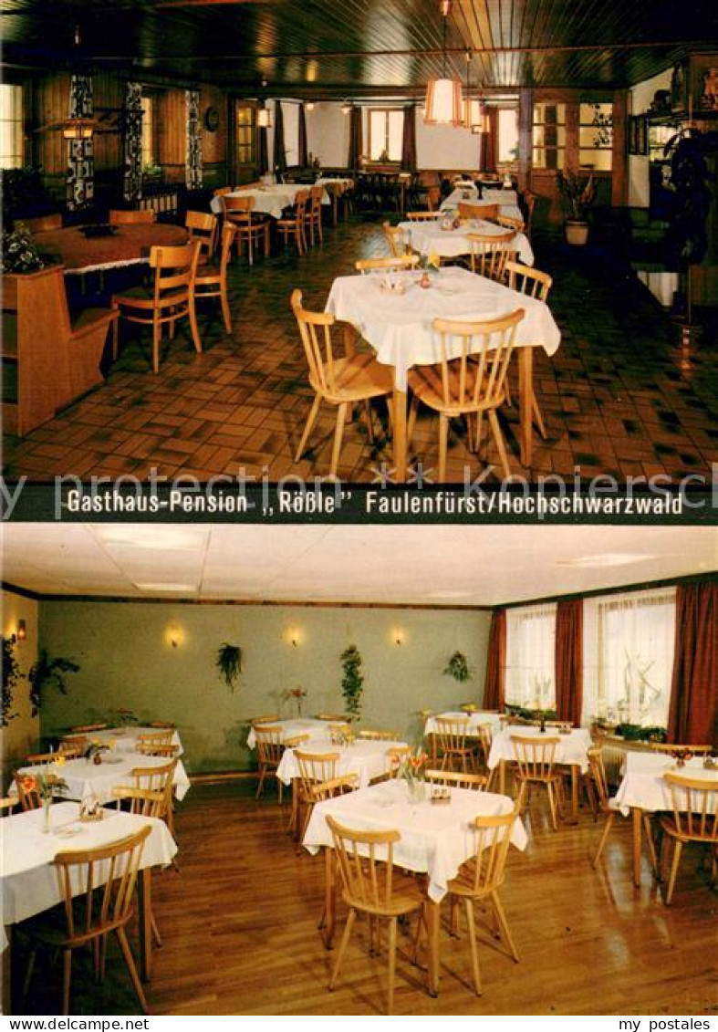 73707634 Faulenfuerst Gasthaus Pension Roessle Gastraeume Faulenfuerst - Schluchsee