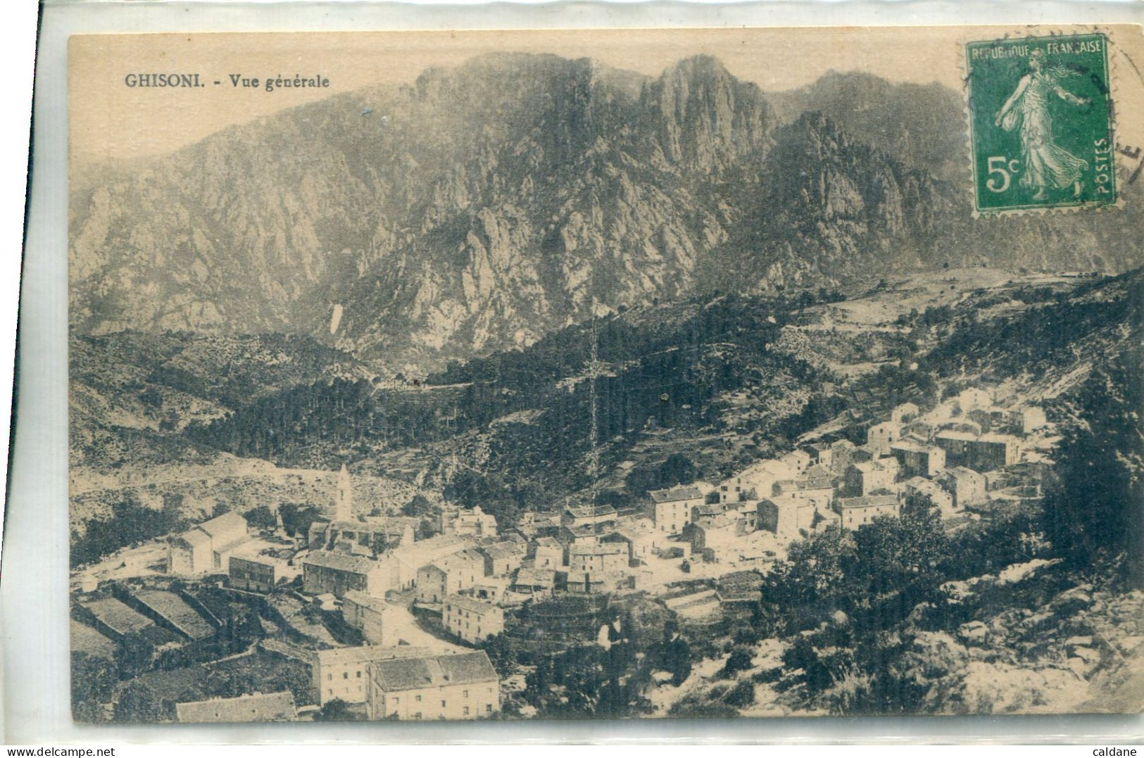 -2B - CORSE  - GHISONI. -Vue Generale.       Collection. J.Moretti. Corte - Sonstige & Ohne Zuordnung