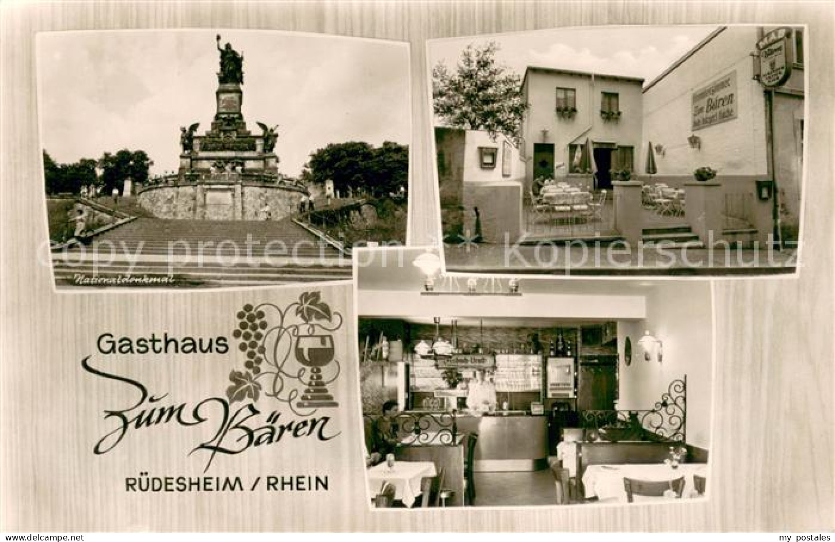 73707612 Ruedesheim Am Rhein Gasthaus Zum Baeren Nationaldenkmal  - Rüdesheim A. Rh.