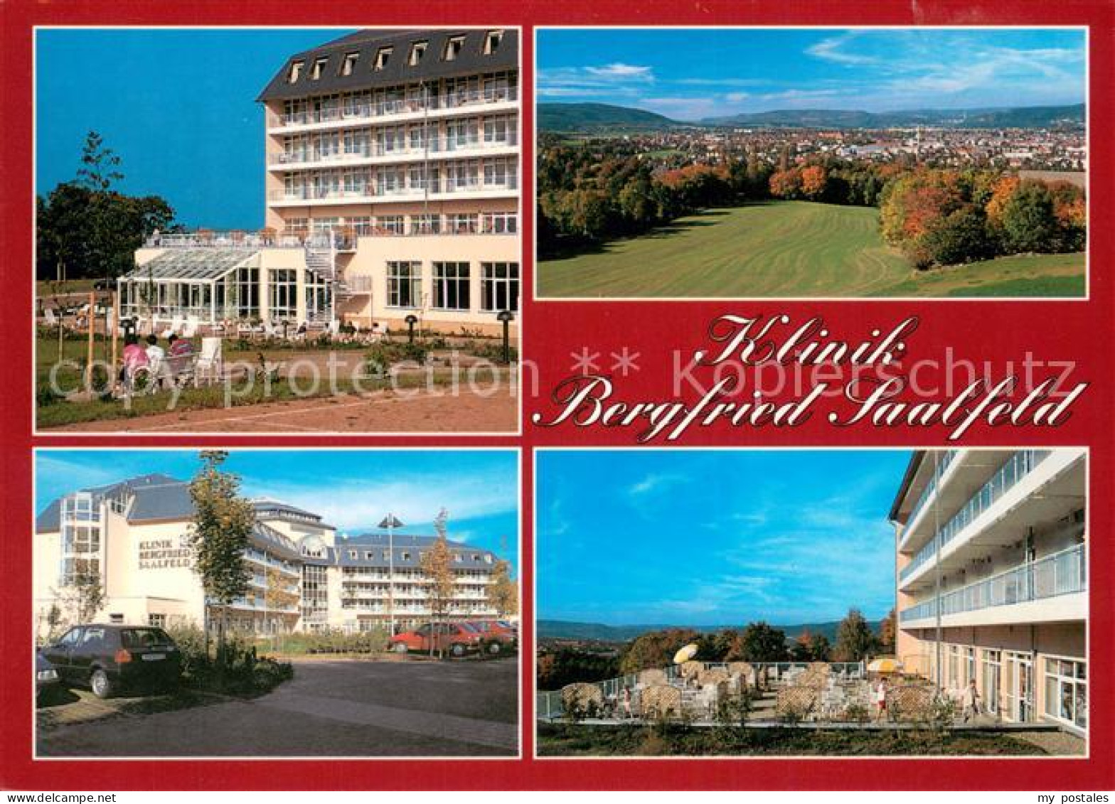 73707565 Saalfeld Saale Klinik Bergfried Panorama Terrasse Park Saalfeld Saale - Saalfeld