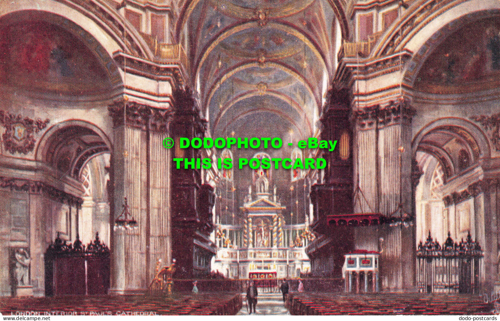 R551598 London. Interior. St. Pauls Cathedral. Tuck. Oilette. No. 8649 - Other & Unclassified