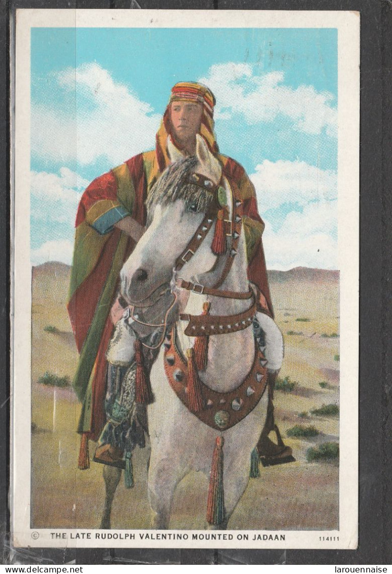 Cinéma - The Late Rudolph Valentino Mounted On Jadaan - Other & Unclassified
