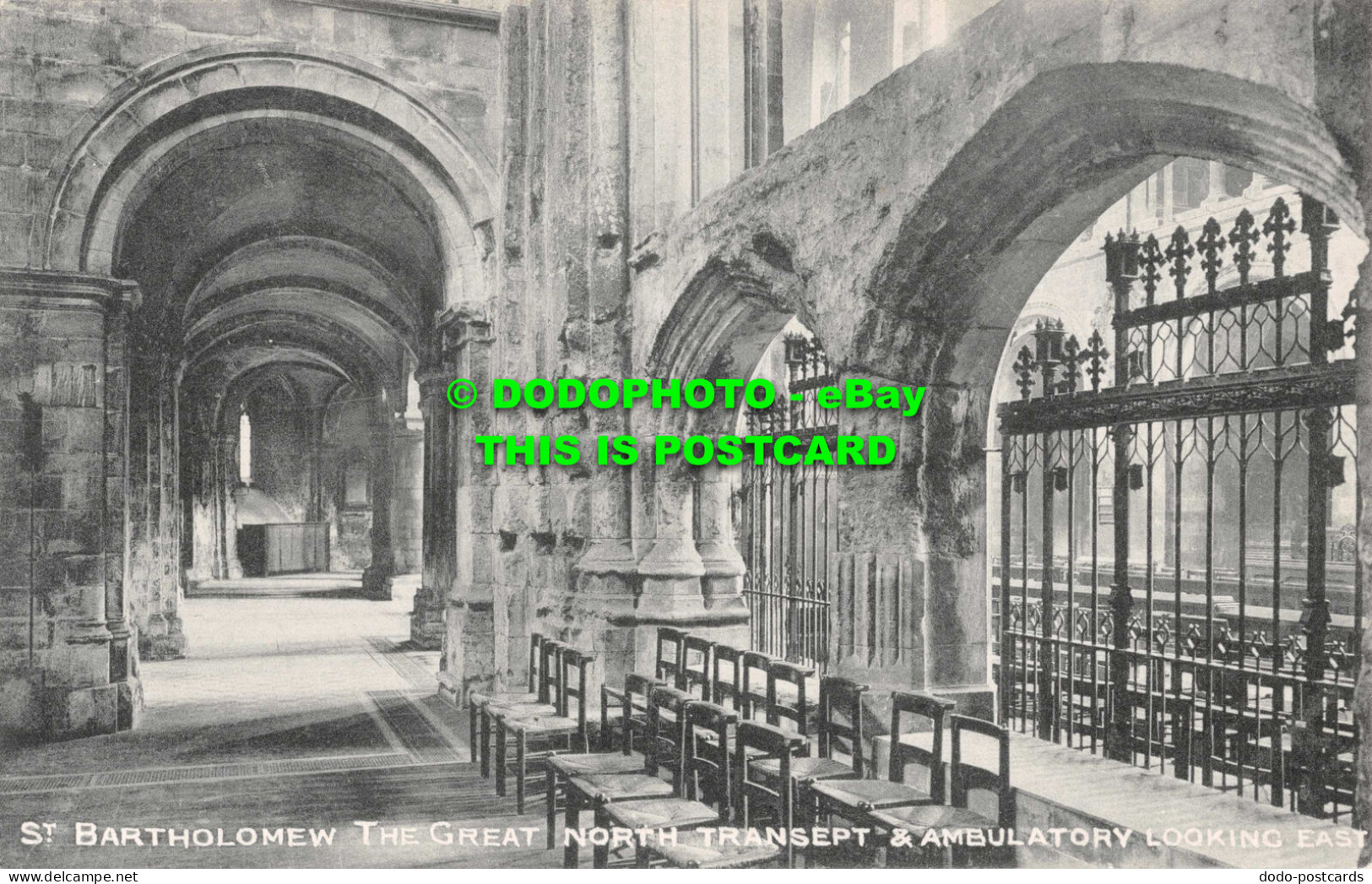 R551612 St. Bartholomew Great North Transept And Ambulatory Looking East. London - Other & Unclassified