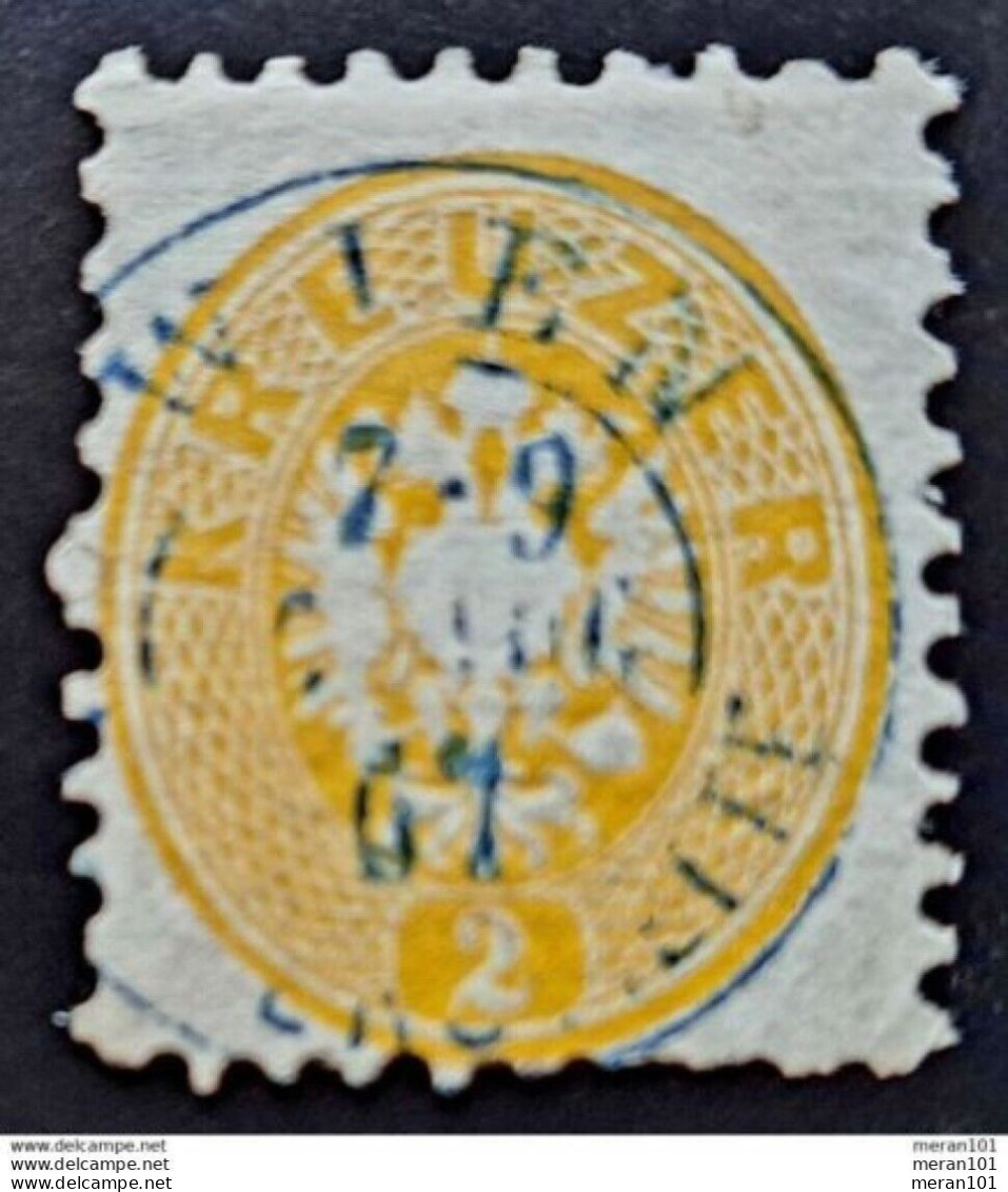 Österreich 1863/64, Mi 30 WIEN Stempel Blau - Mi 200,00€ - Storia Postale