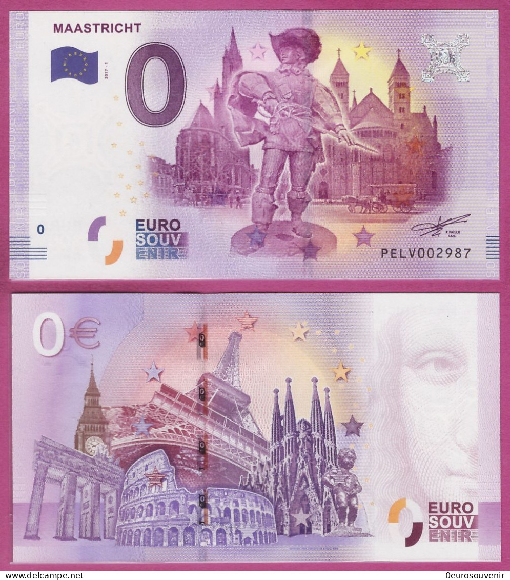 0-Euro PELV 2017-1 MAASTRICHT - Private Proofs / Unofficial